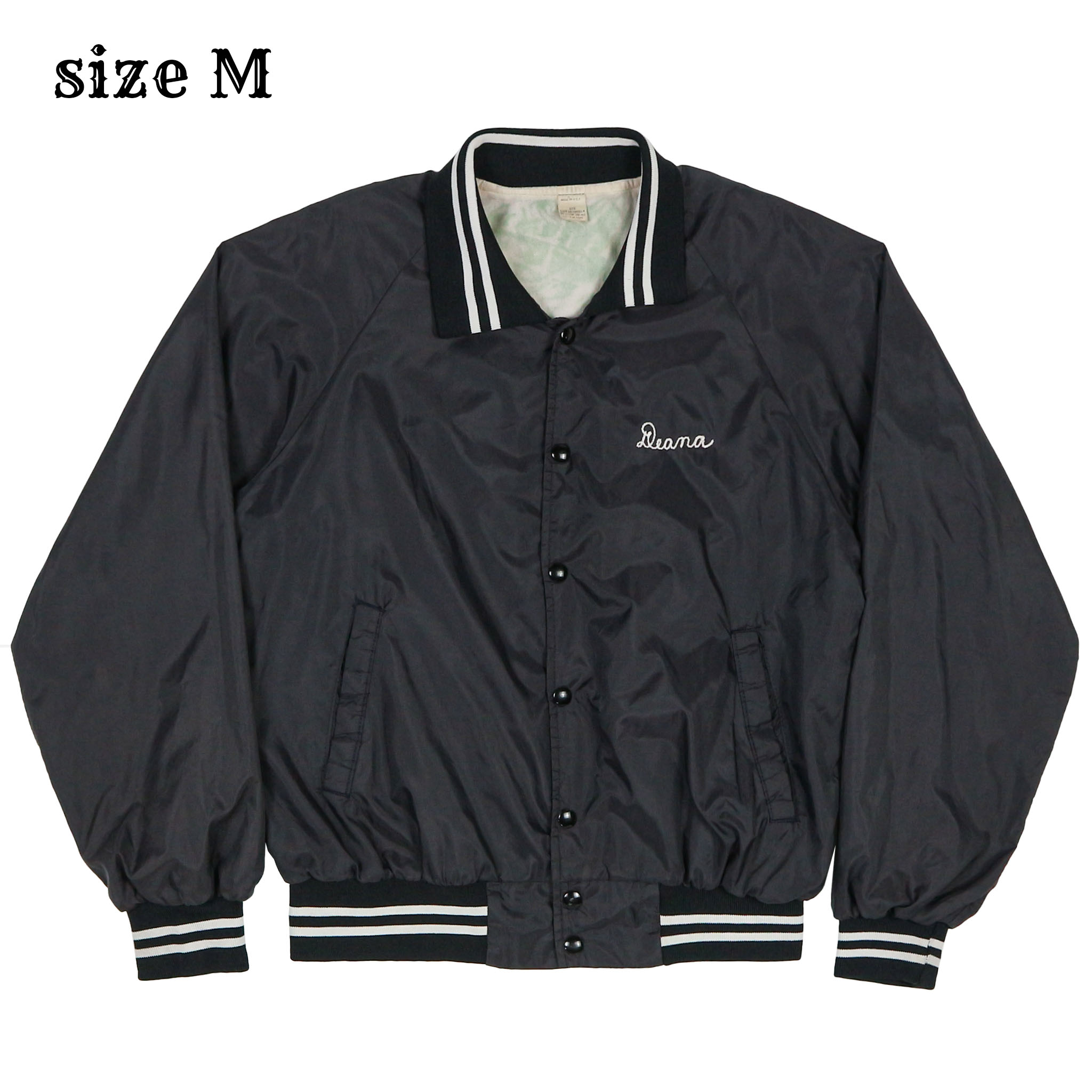 Vintage USA Made Nylon Sport Jacket Size M