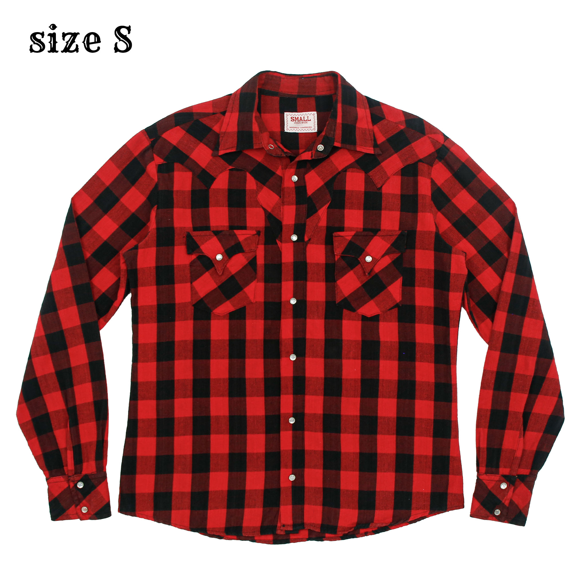 Japan Brand Union Made Label Western Shirt Size S