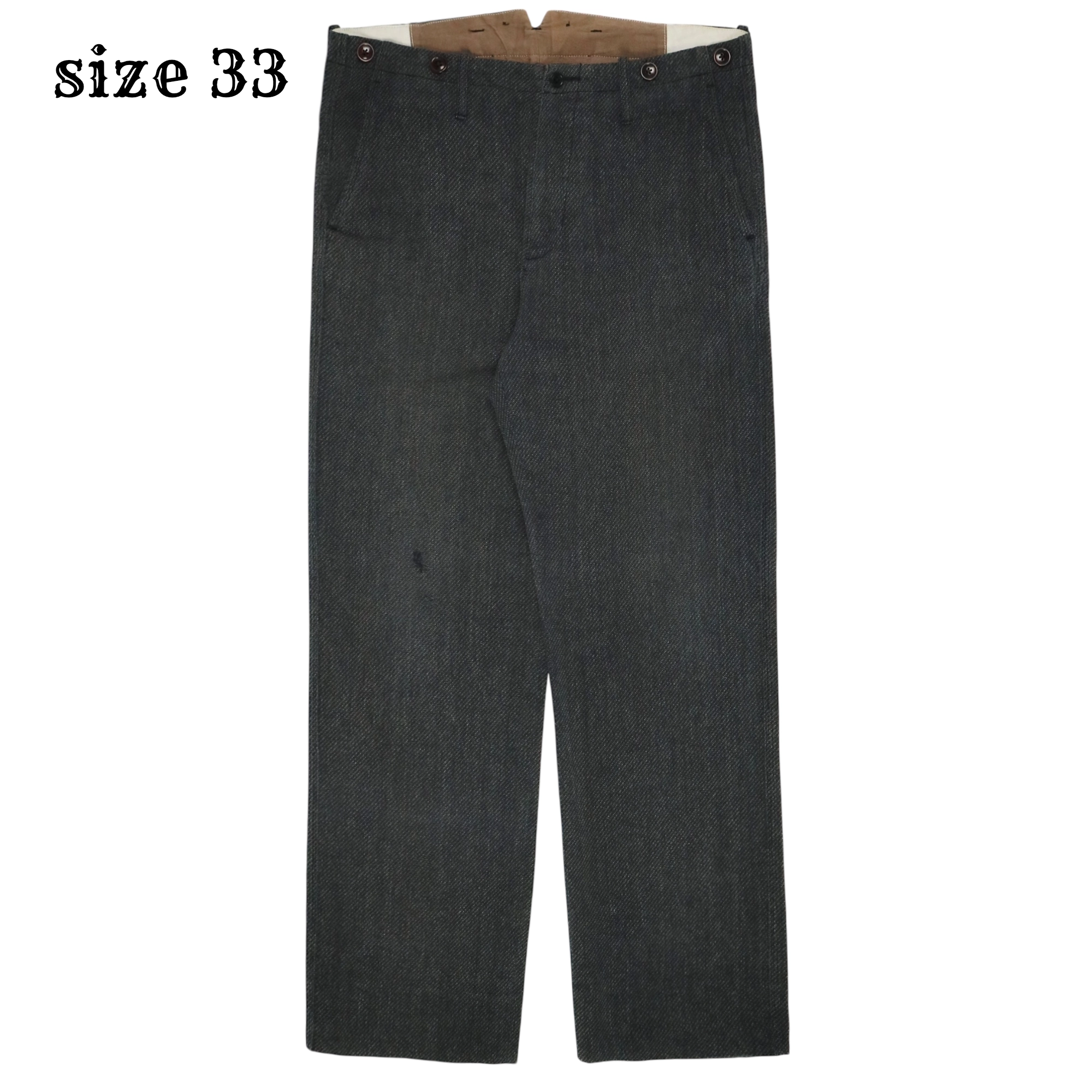 J.S. Homestead 1920s Style Gentleman Trousers Size L / 33
