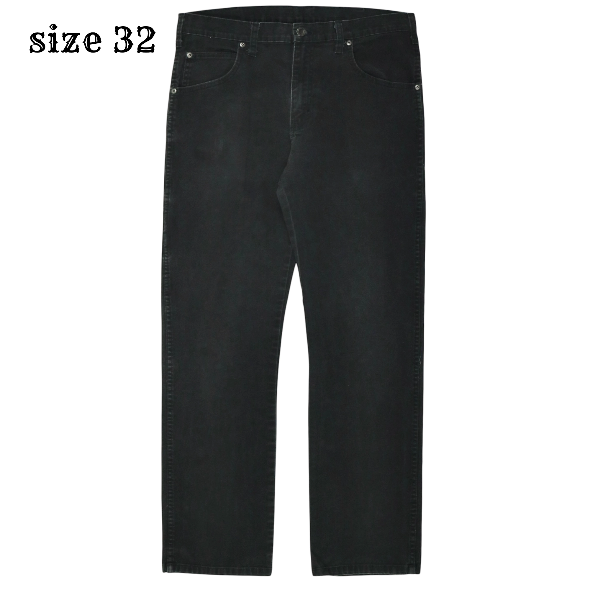 Dickies Black Canvas Work Pants Size 32