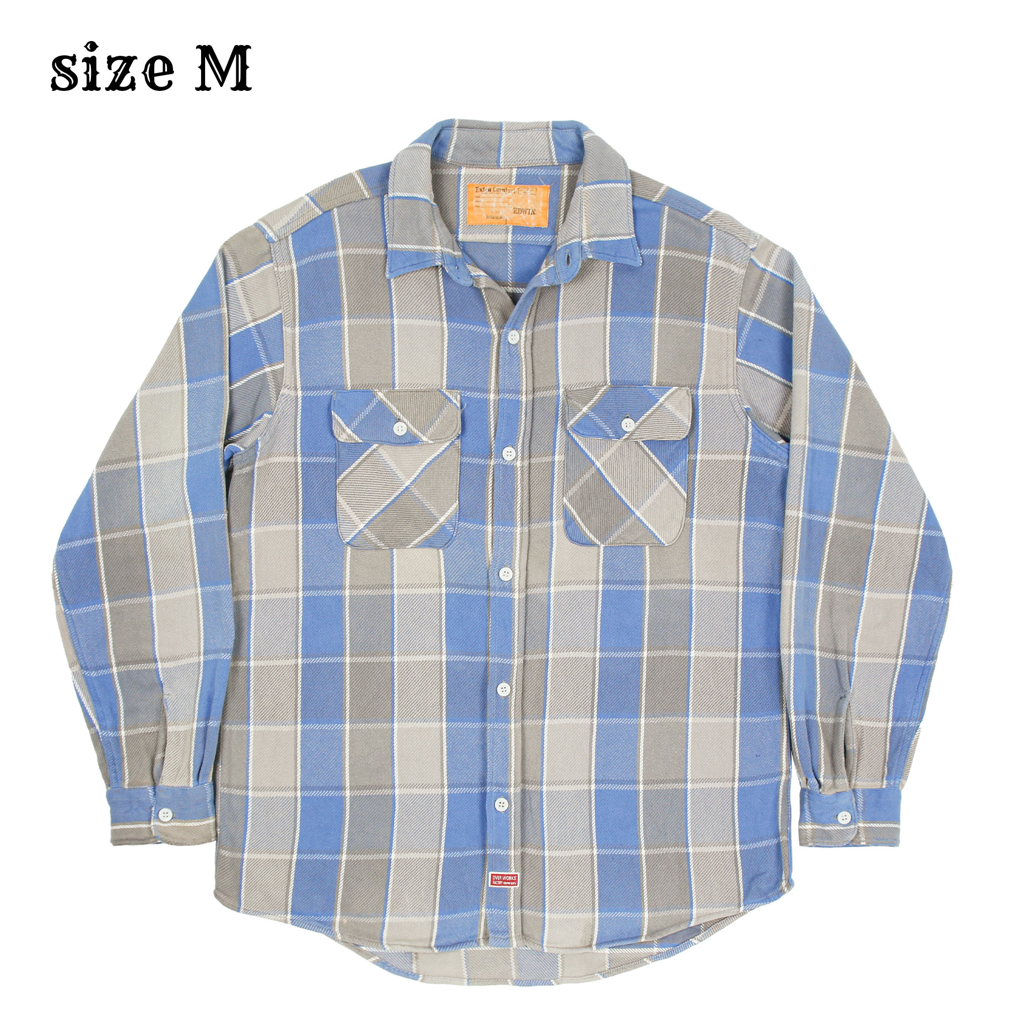 Edwin Japan Flannel Work Shirt Size M