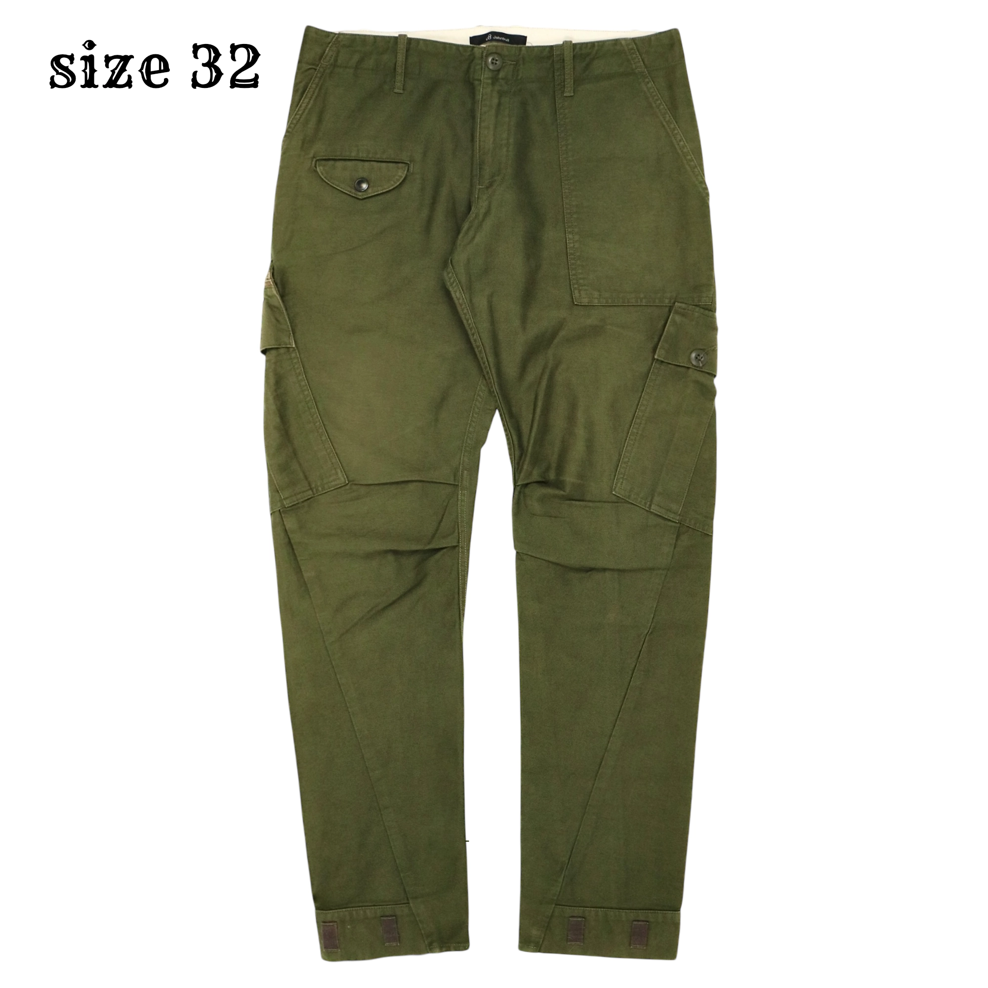 Johnbull Japan Olive Sateen Utility Pants Size L / 32
