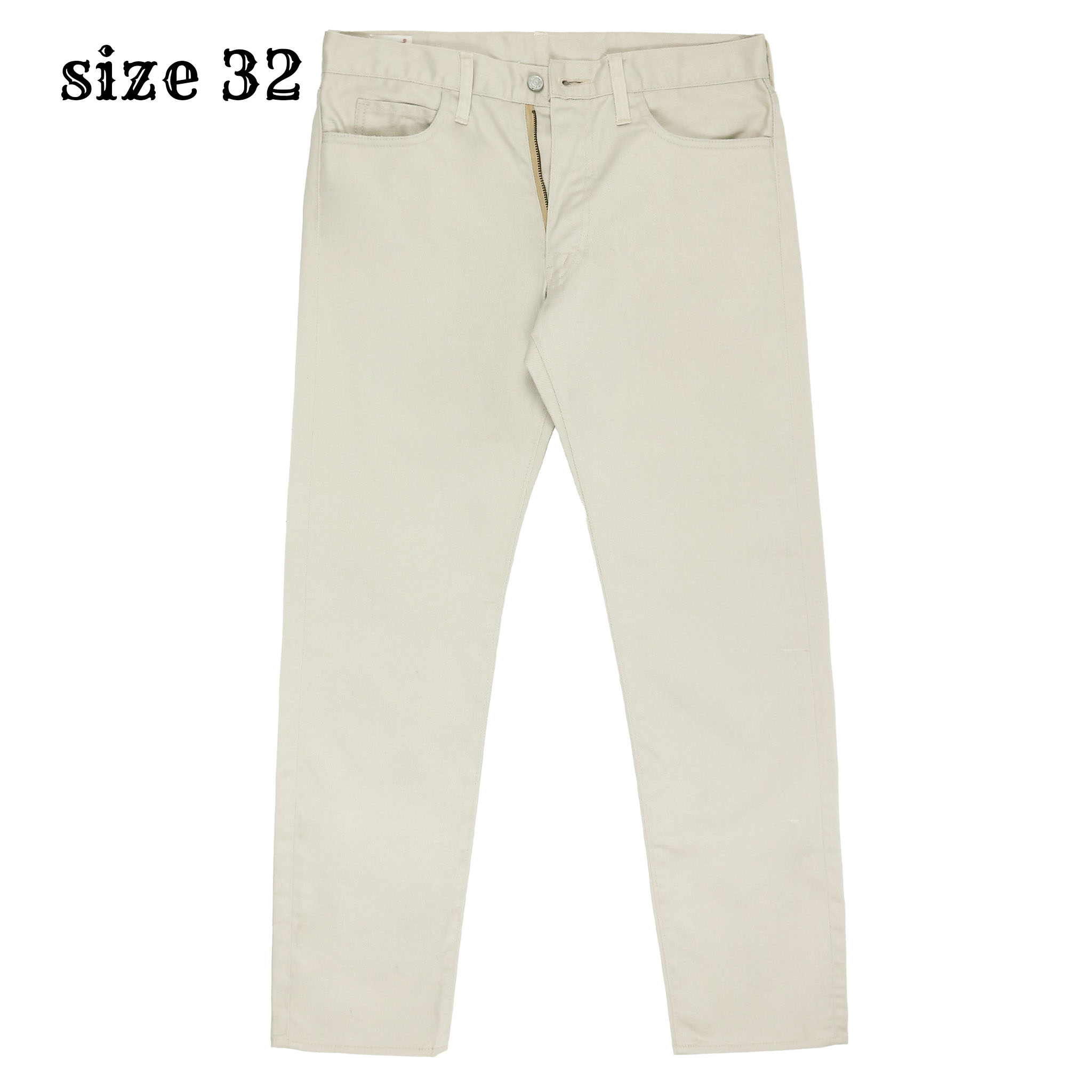 Vtg 70s Big Stone Ivory Denim Jeans Size 32