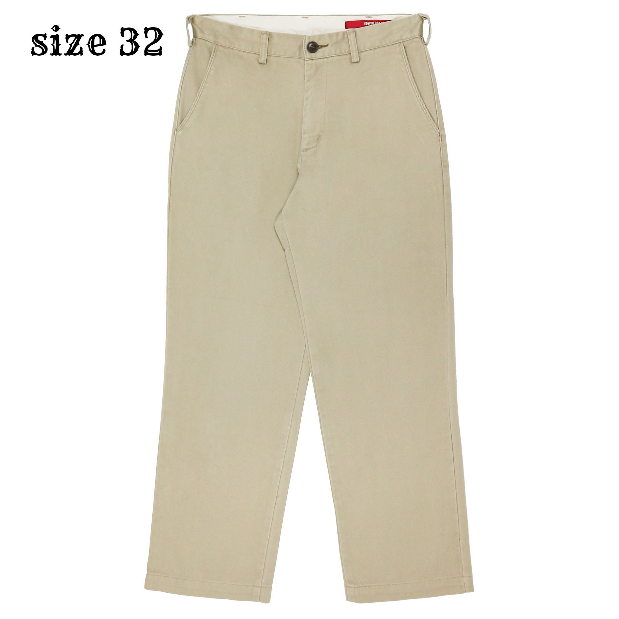 Edwin Japan 503K Khaki Pants Size 32
