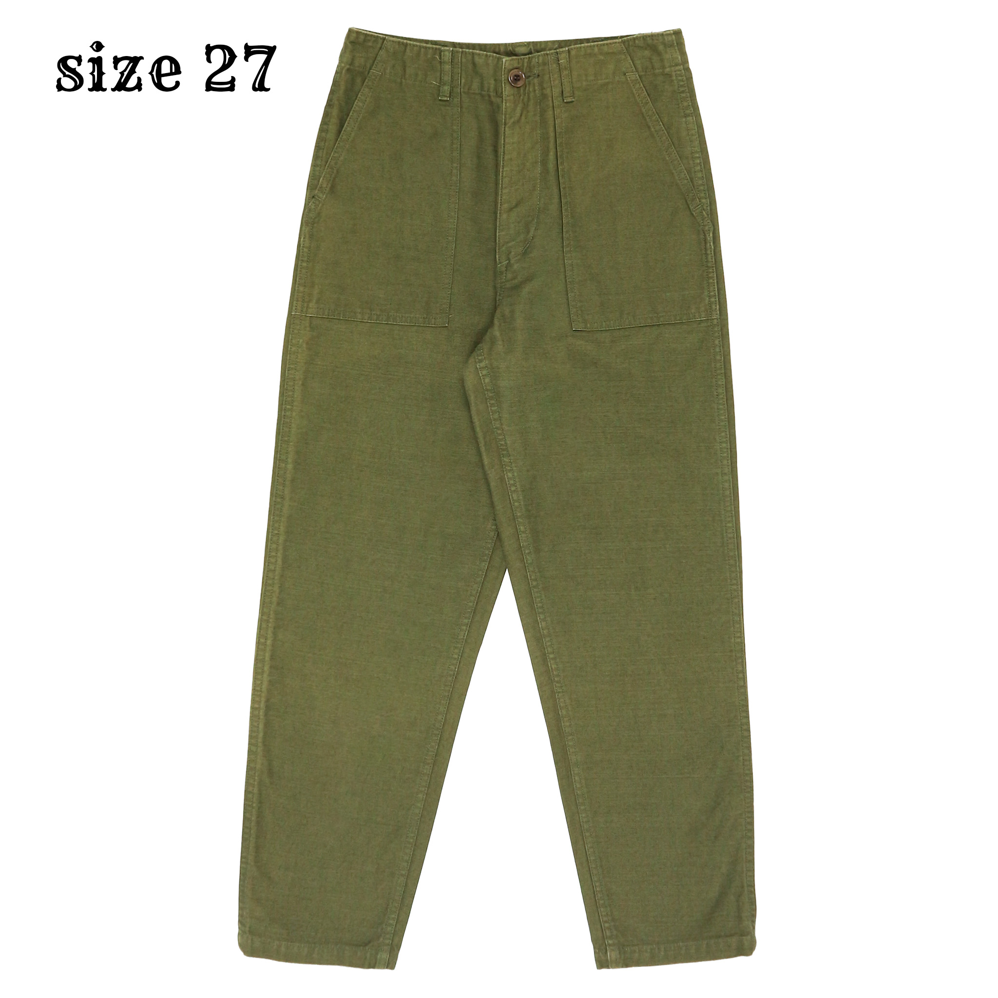 3/8 par Plage Made in Japan Olive Baker Pants Size 27