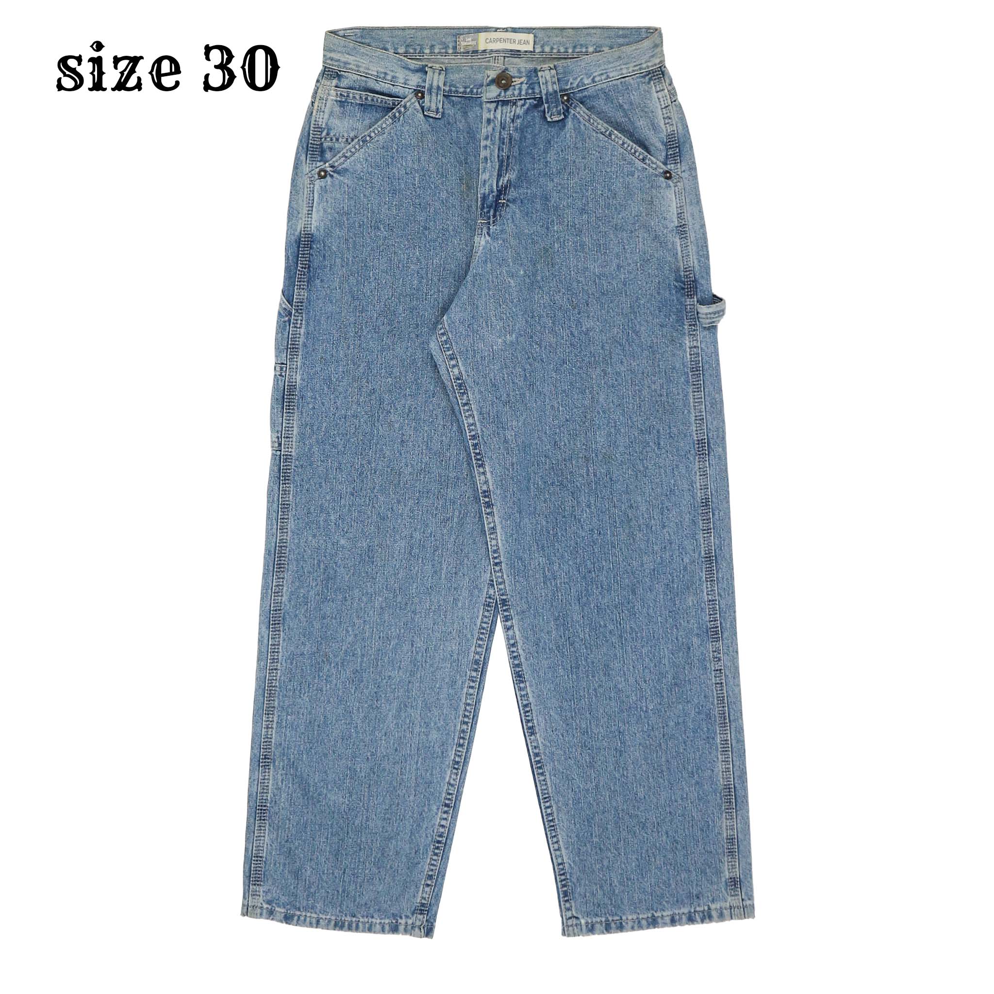 00s Lee Dungarees Denim Carpenter Pants Size 30