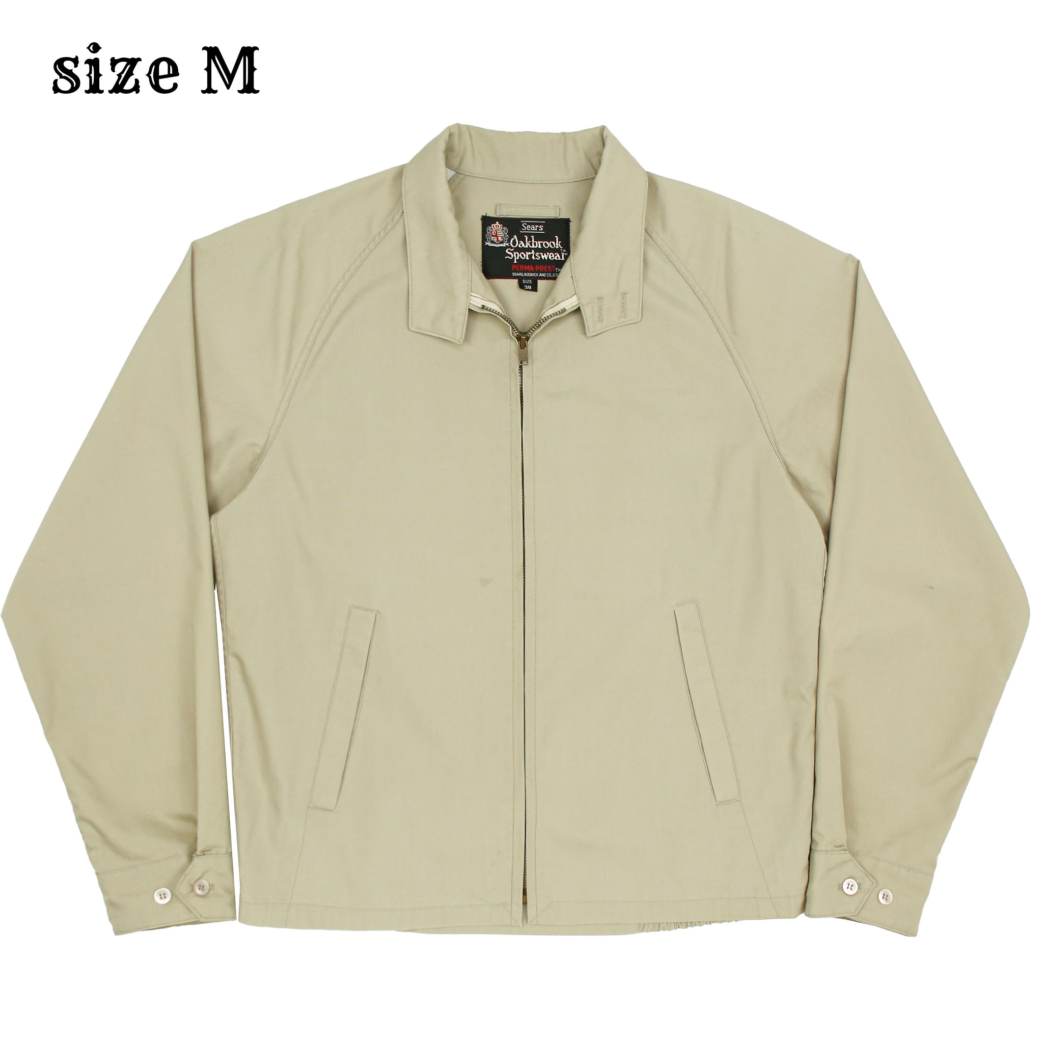 Vintage 60s Sears Oakbrook Harrington Jacket Size M