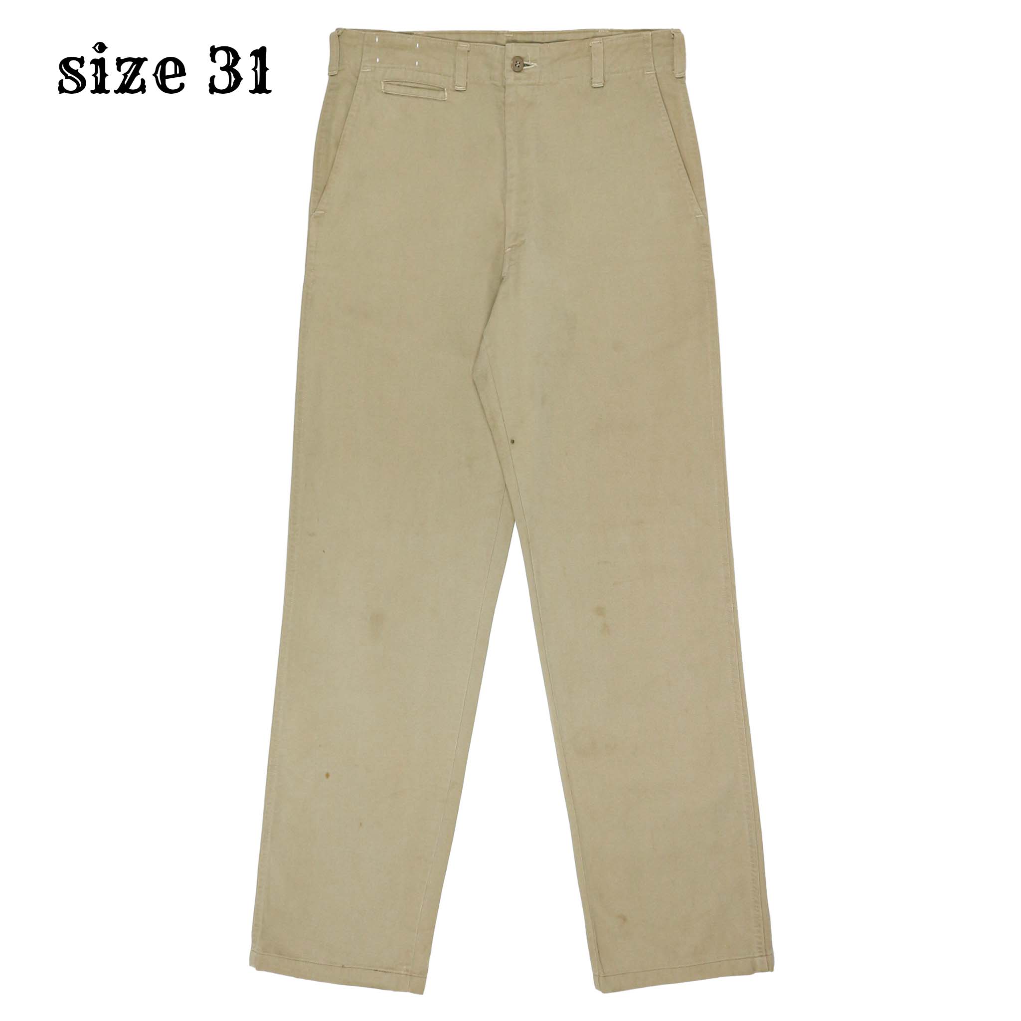 Vtg Gung Ho USA Type Military Khaki Pants Size 31