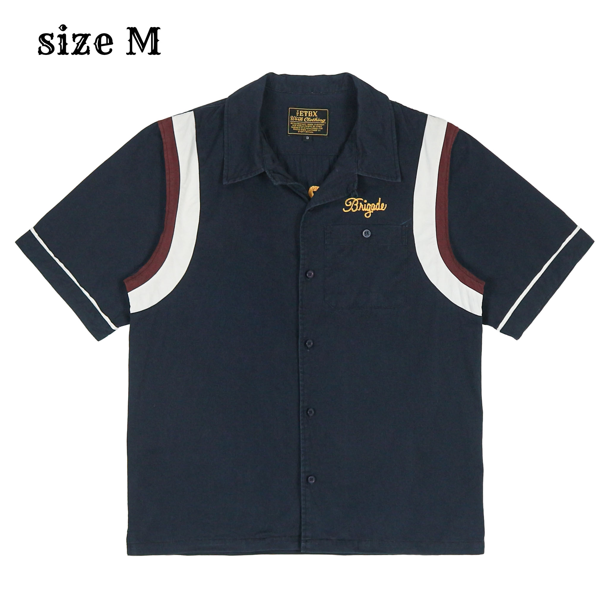 ETBX Chainstitch Embroidery Sport Shirt Size M