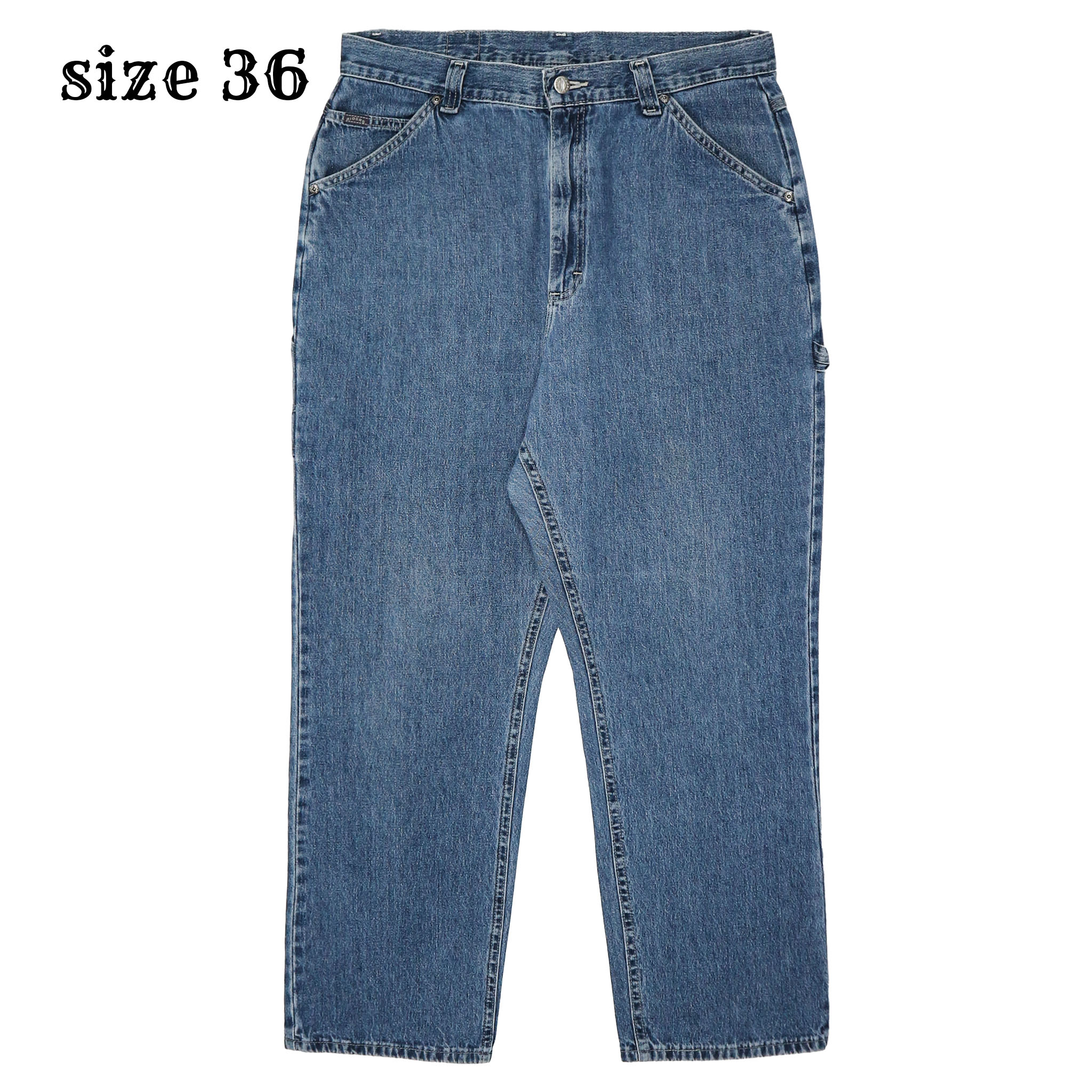 90s Riders Worker Denim Carpenter Pants Size 36