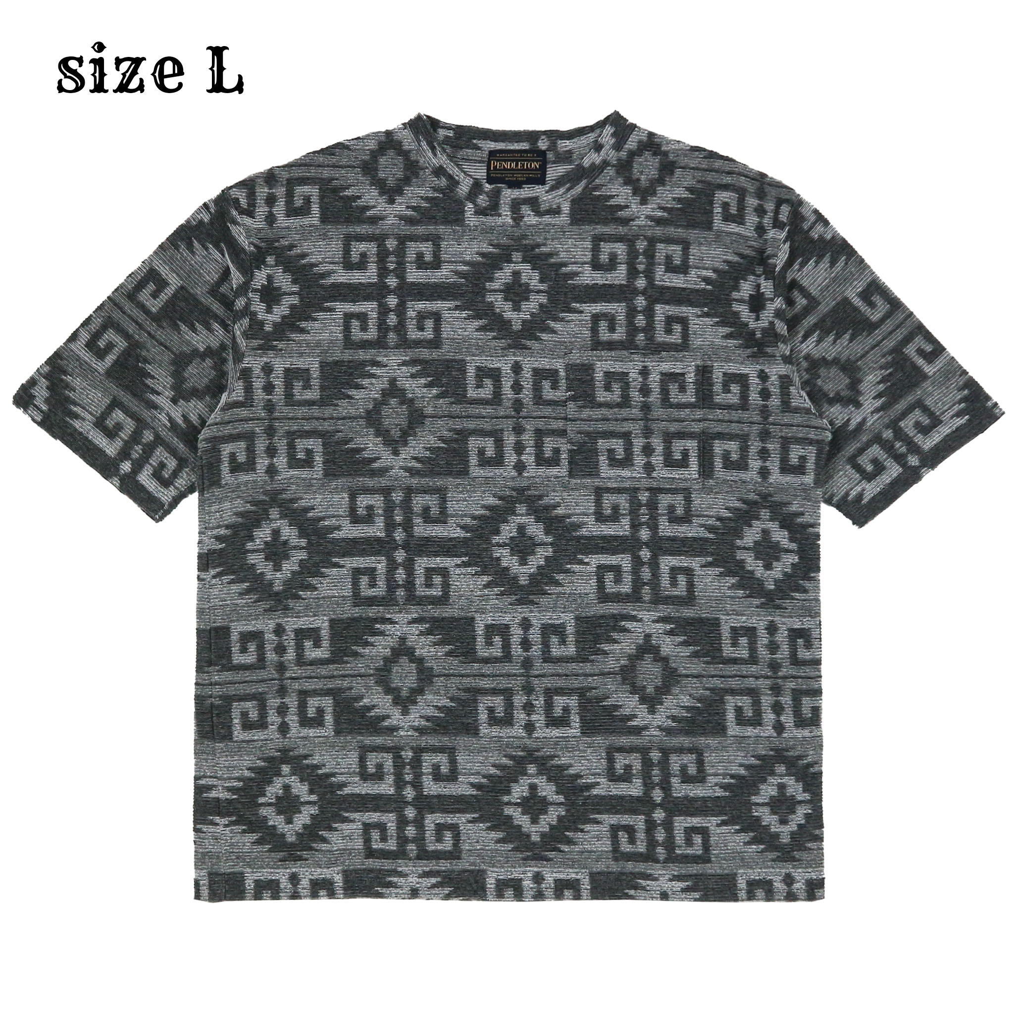 Pendleton Native Pattern Pocket T-Shirt Size L