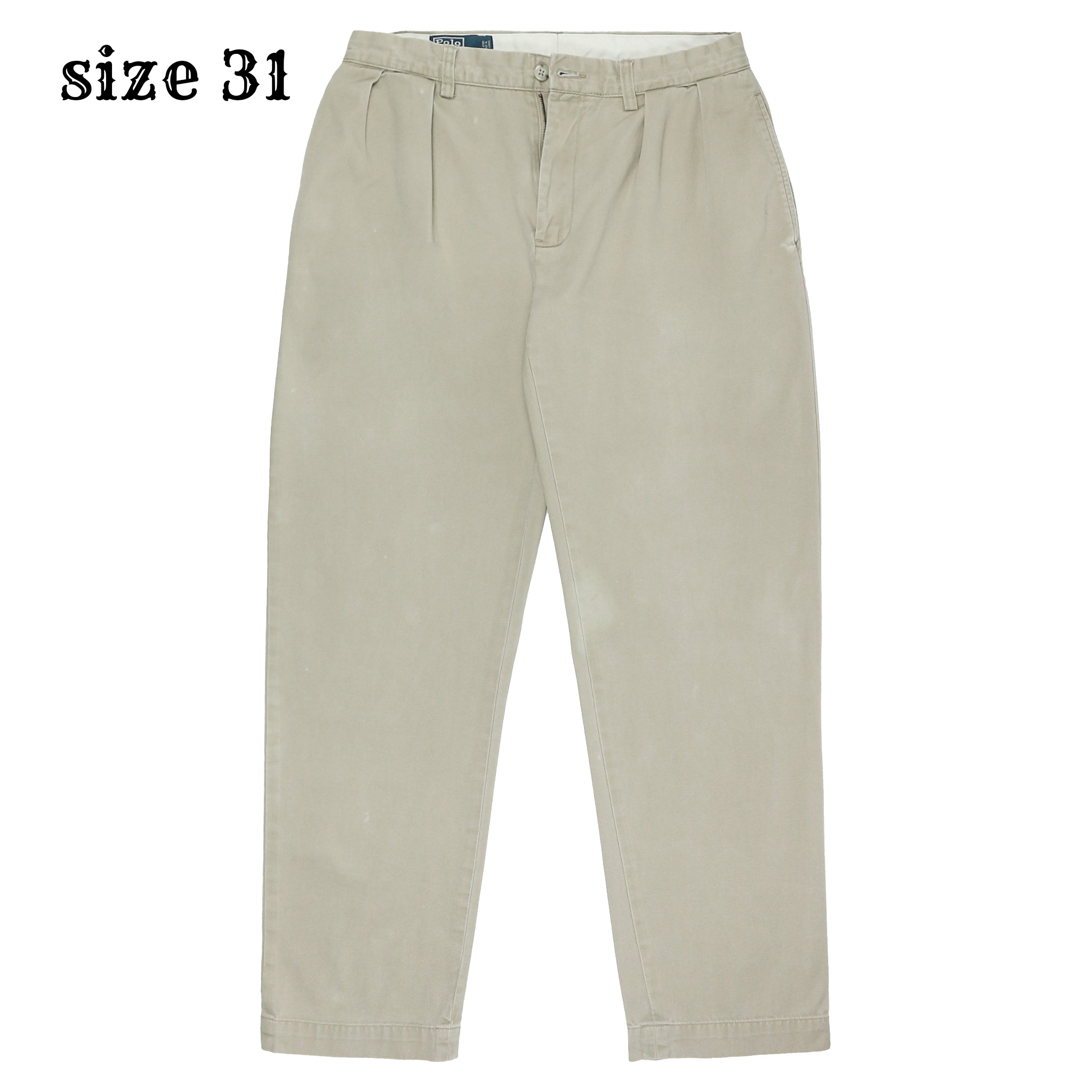 Polo Ralph Lauren Pleated Khaki Pants Size 31