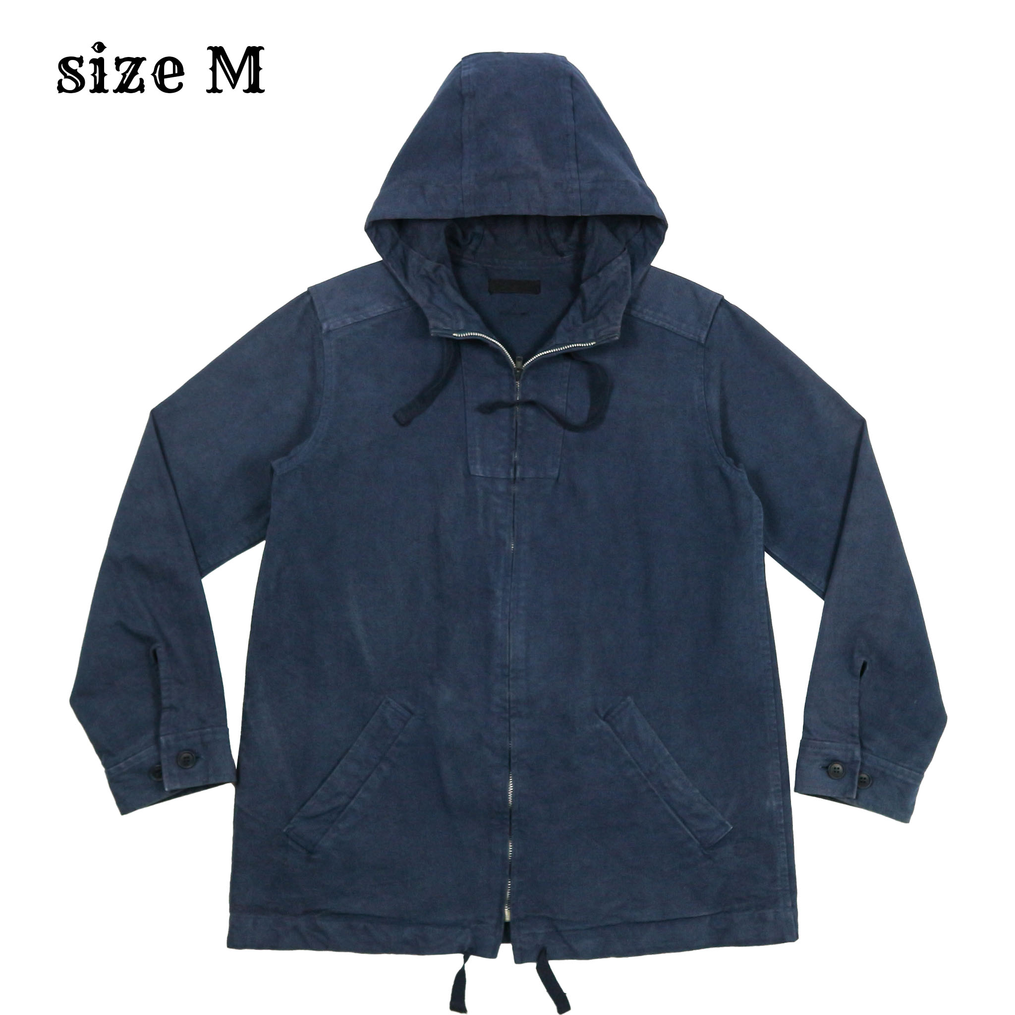 Broccoli Japan Made Hooded Canvas Jacket Size M