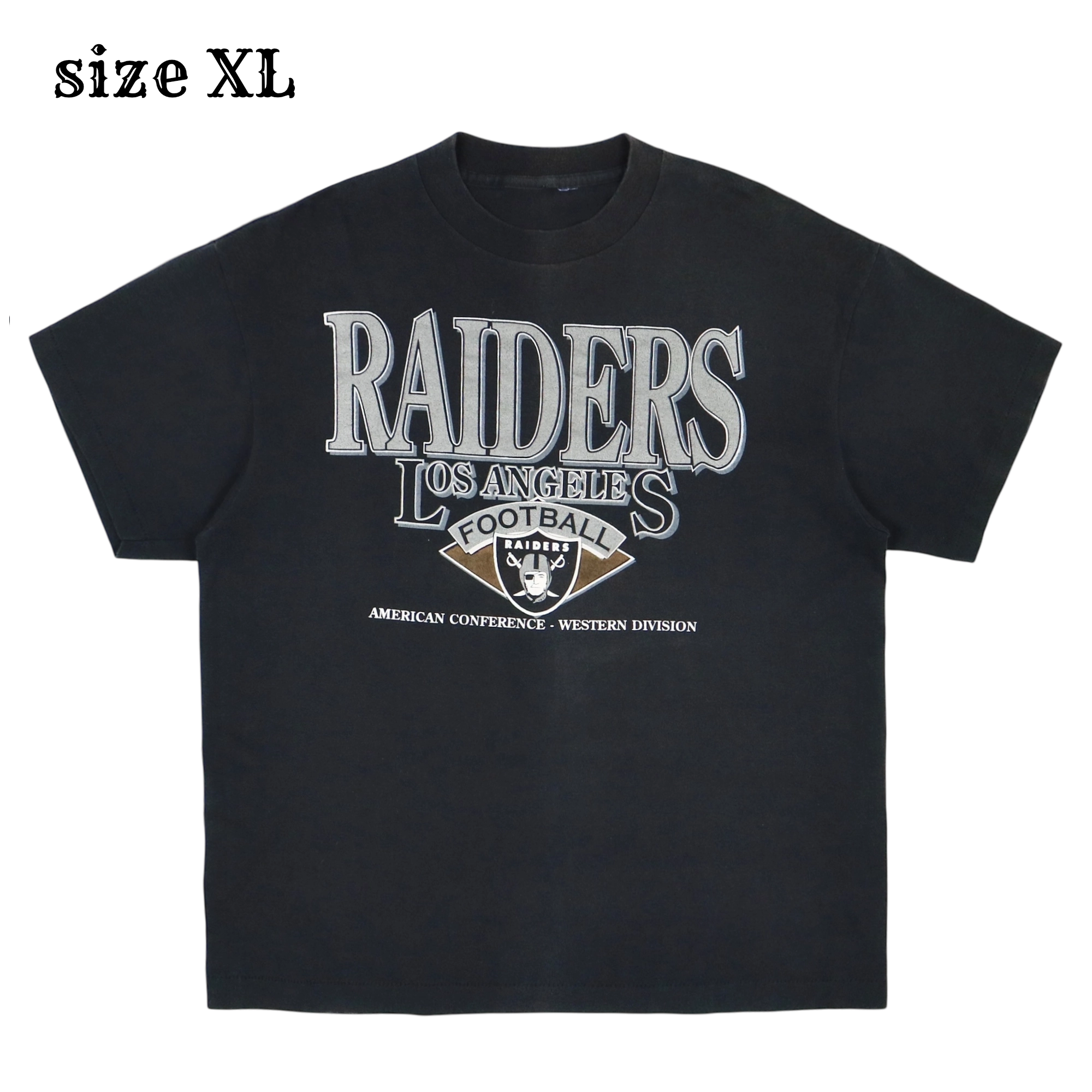 Vintage USA LA Raiders T-Shirt Faded Size XL
