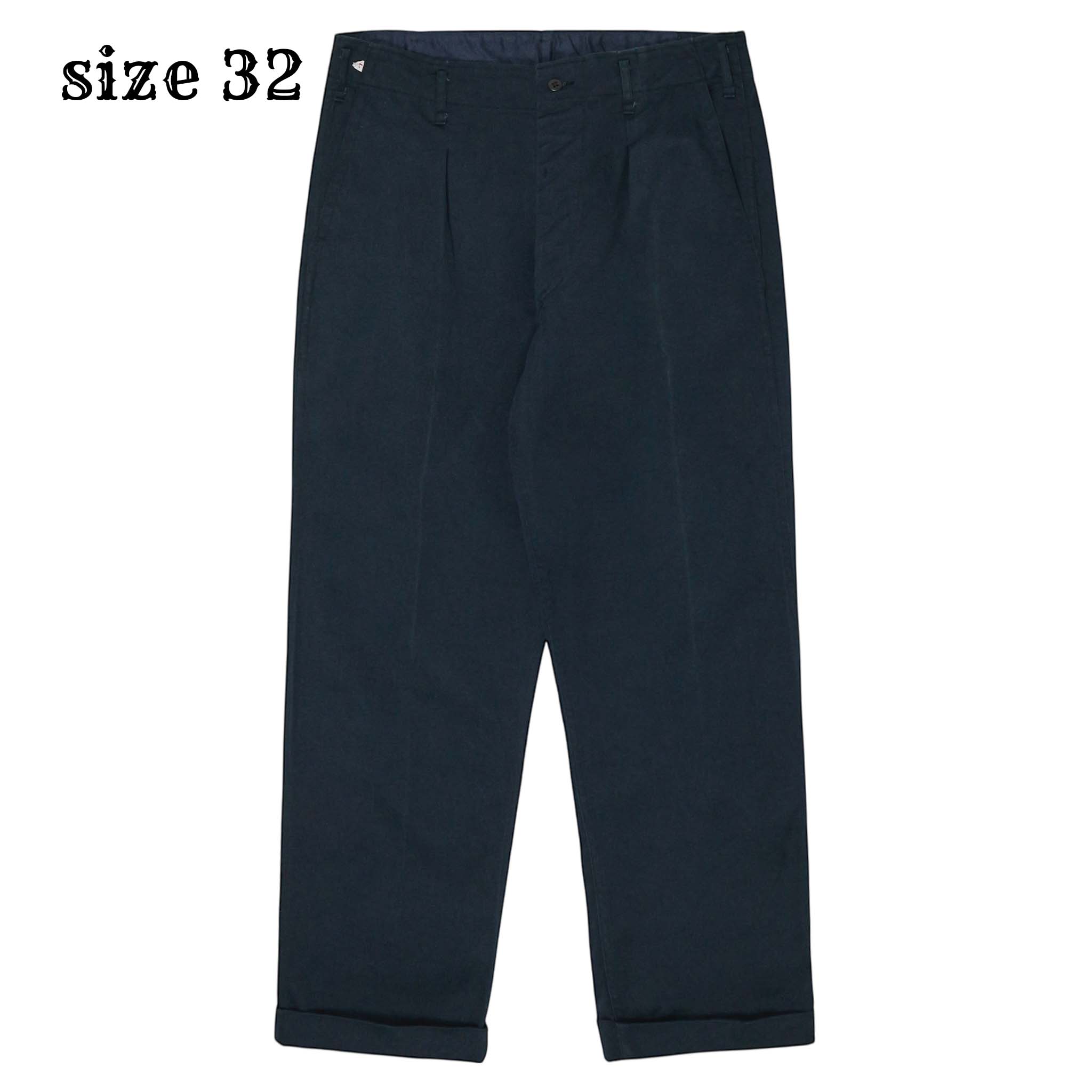 Vtg Japanese Worker Uniform Pants Size 32