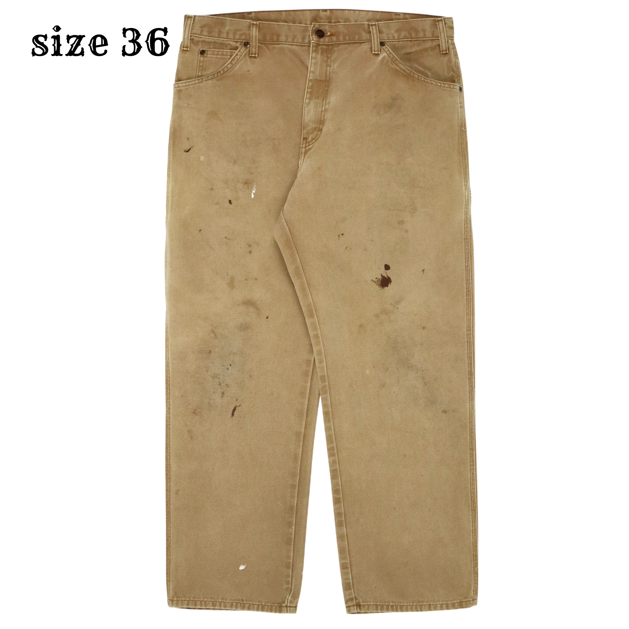 Dickies Faded Canvas Carpenter Pants Size 36
