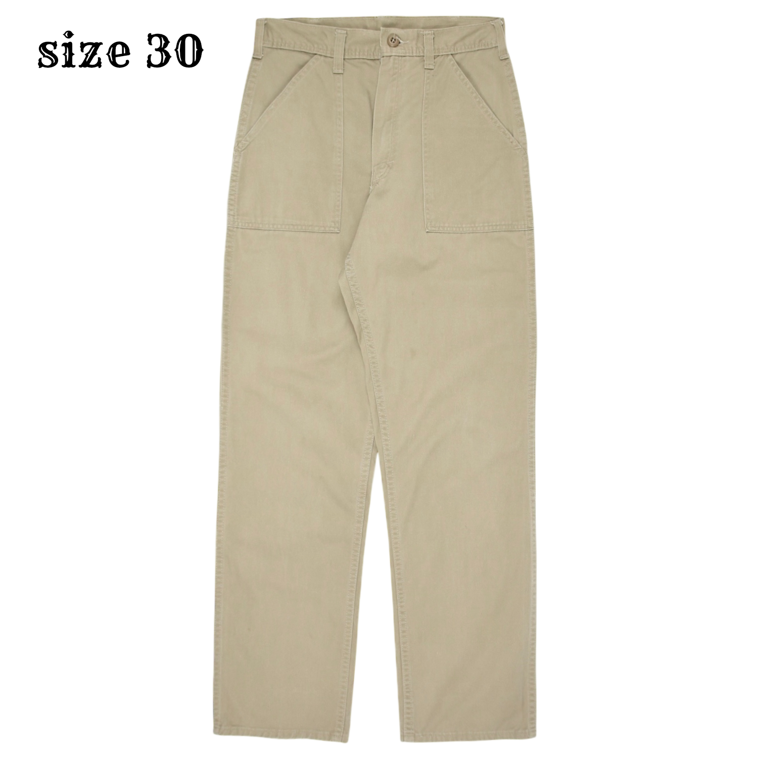 Vtg Gung Ho Made in USA Fatigue Pants Size 30