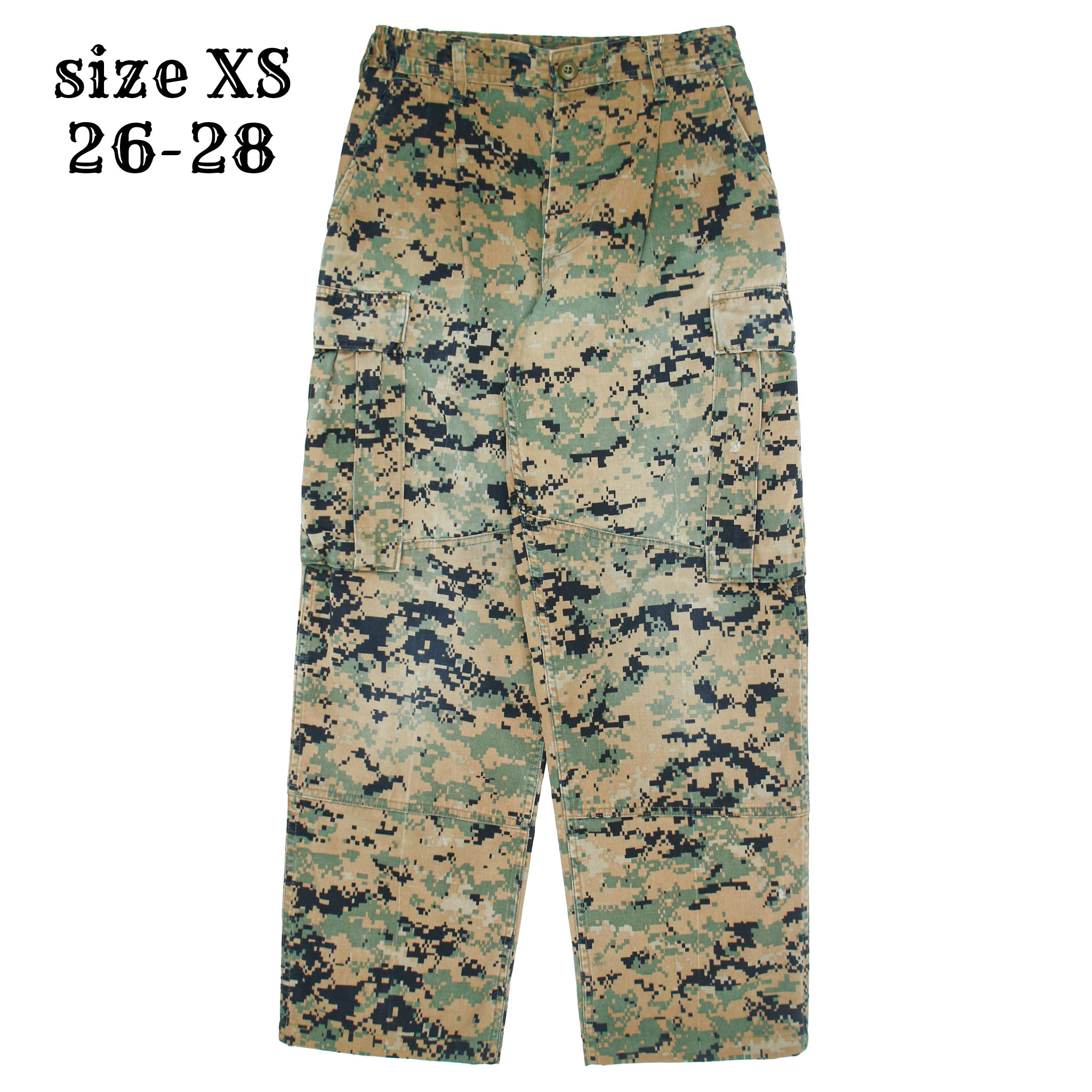 USMC Marpat Camo Combat Trousers Size XS