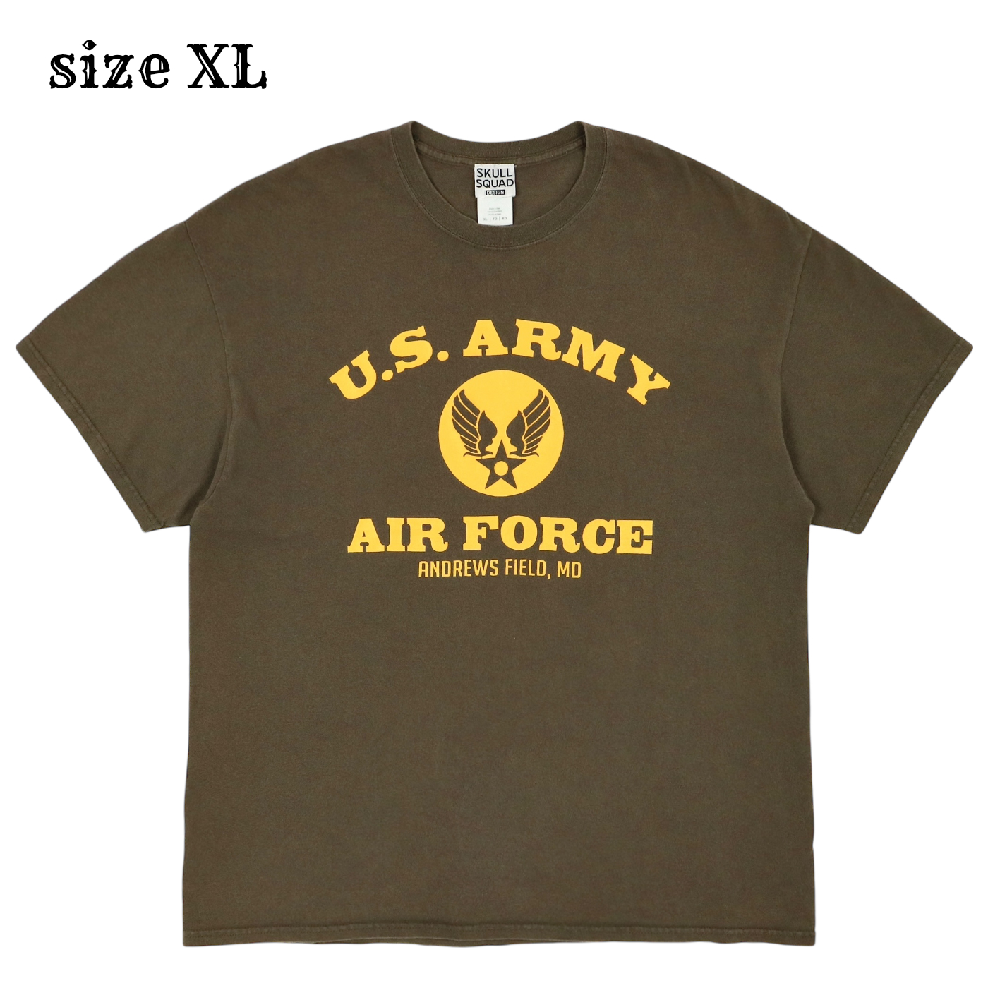 Skull Squad Army Graphic T-Shirt Size XL