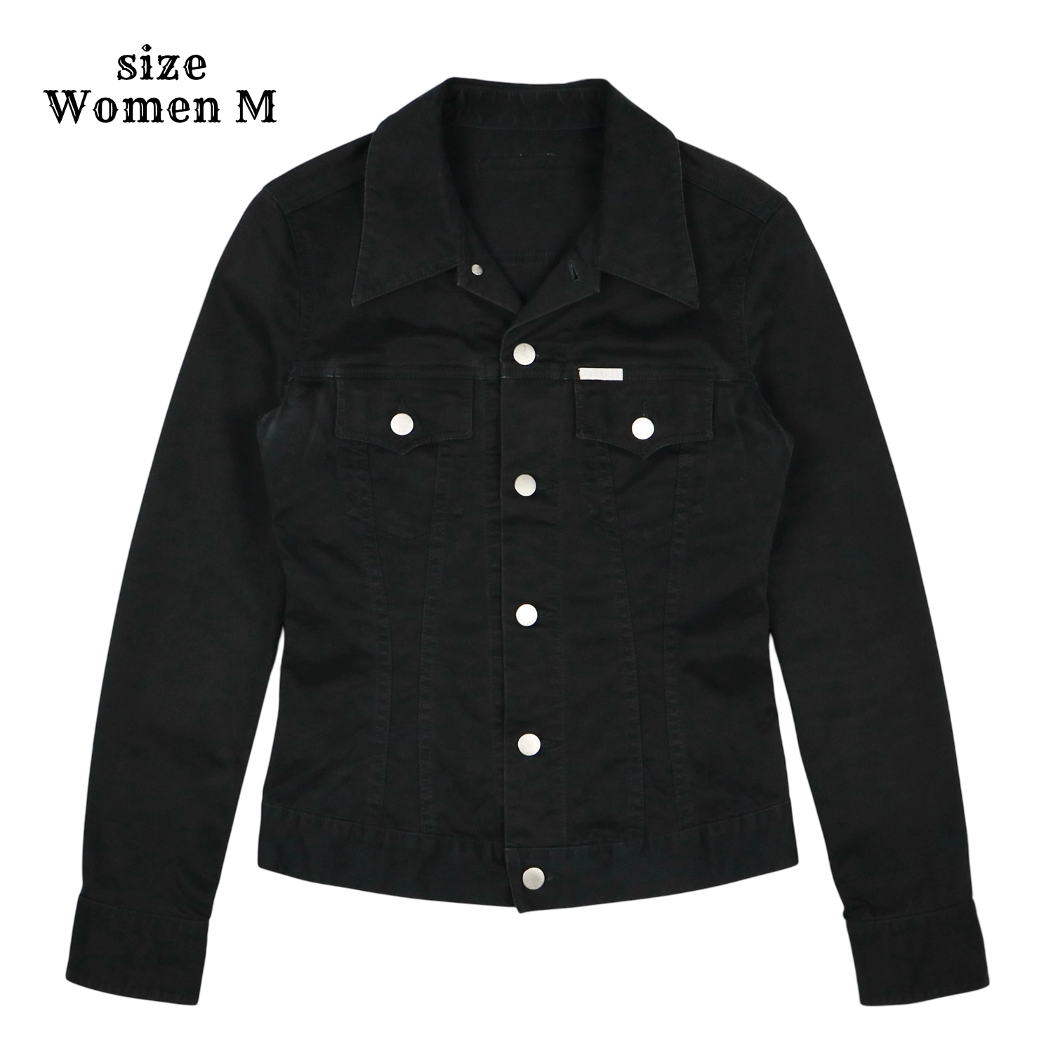 2000s Levi's Lady Black Jacket Women Size M