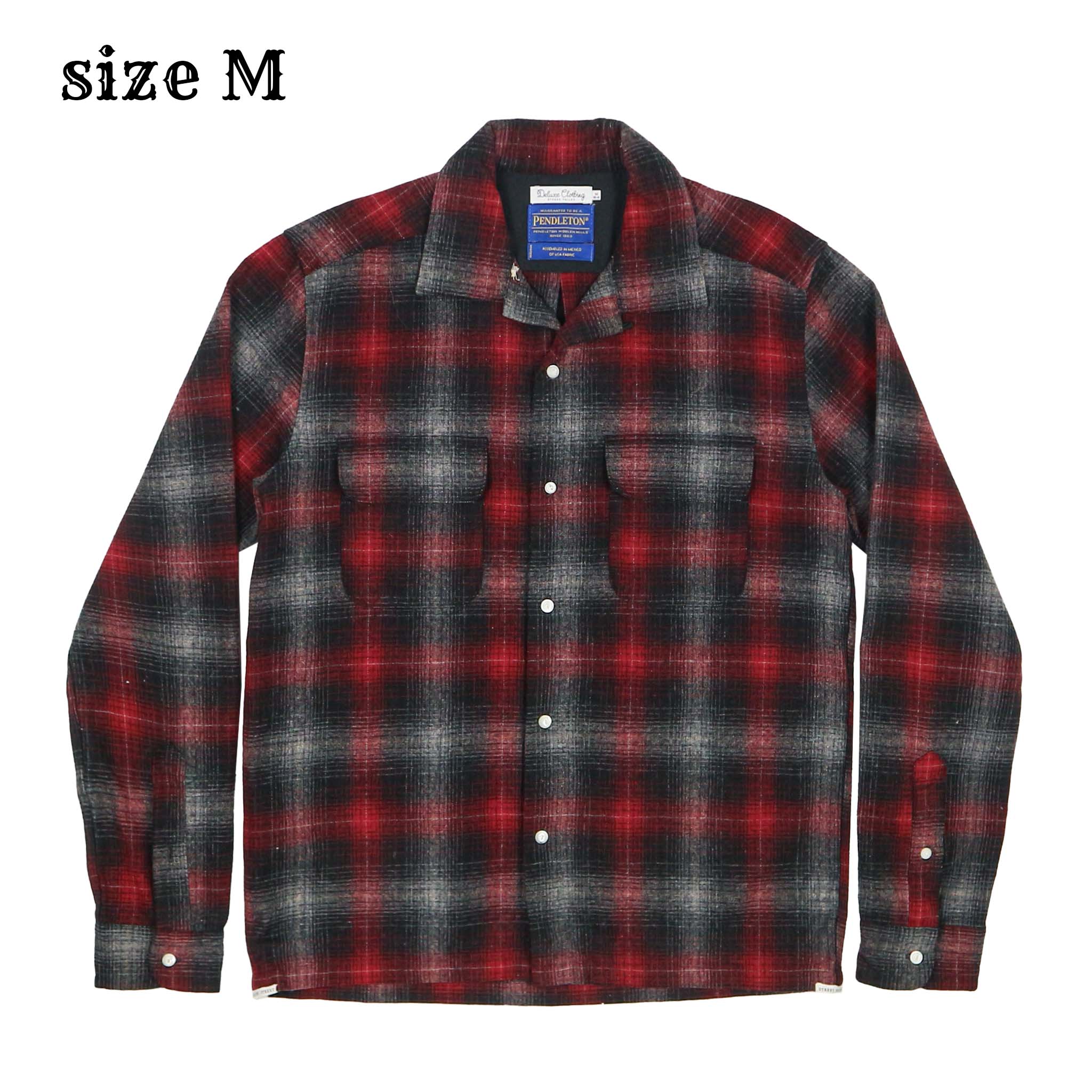 Pendleton x Deluxe Clothing Wool Shirt Size M