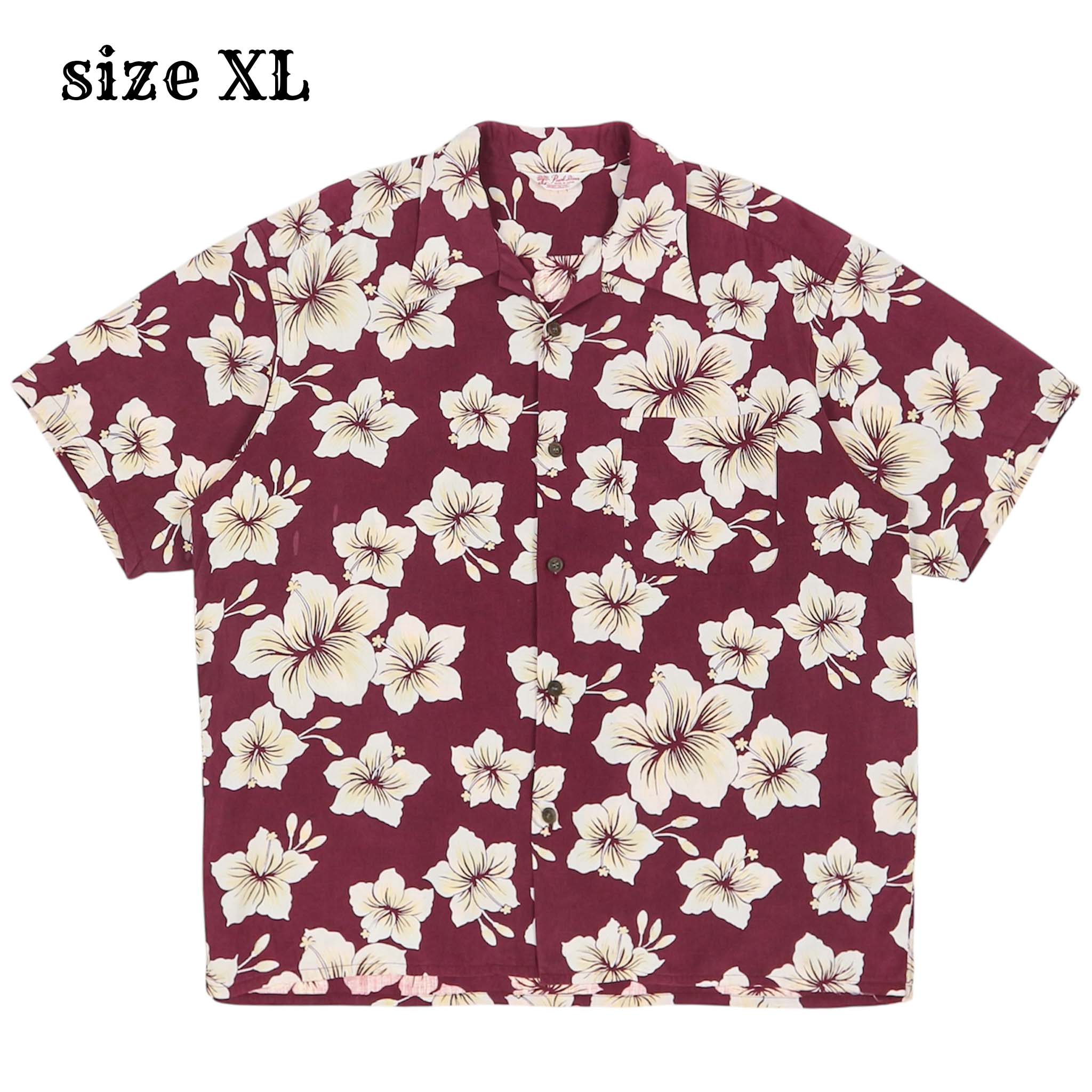 Pearl Diver Japan Made Hawaiian Shirt Size XL