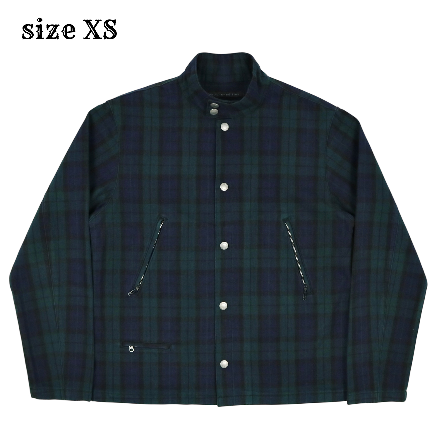Another Edition Canvas Plaid Jacket Size XS