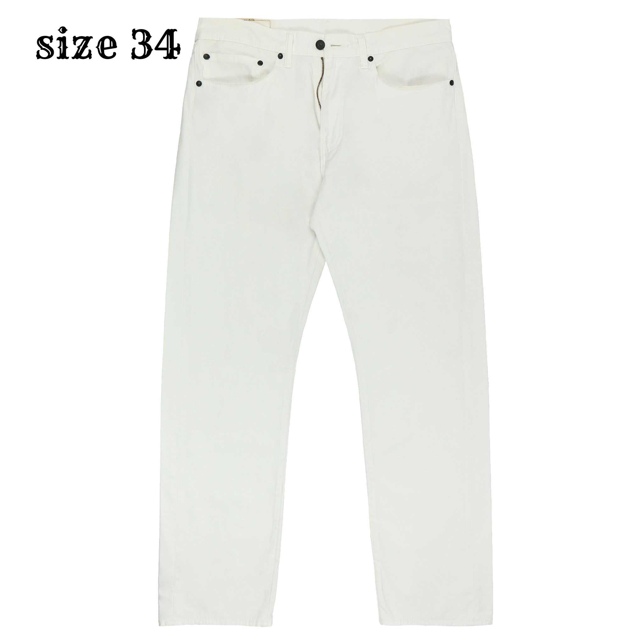 Levi's 505 White Jeans Size 34
