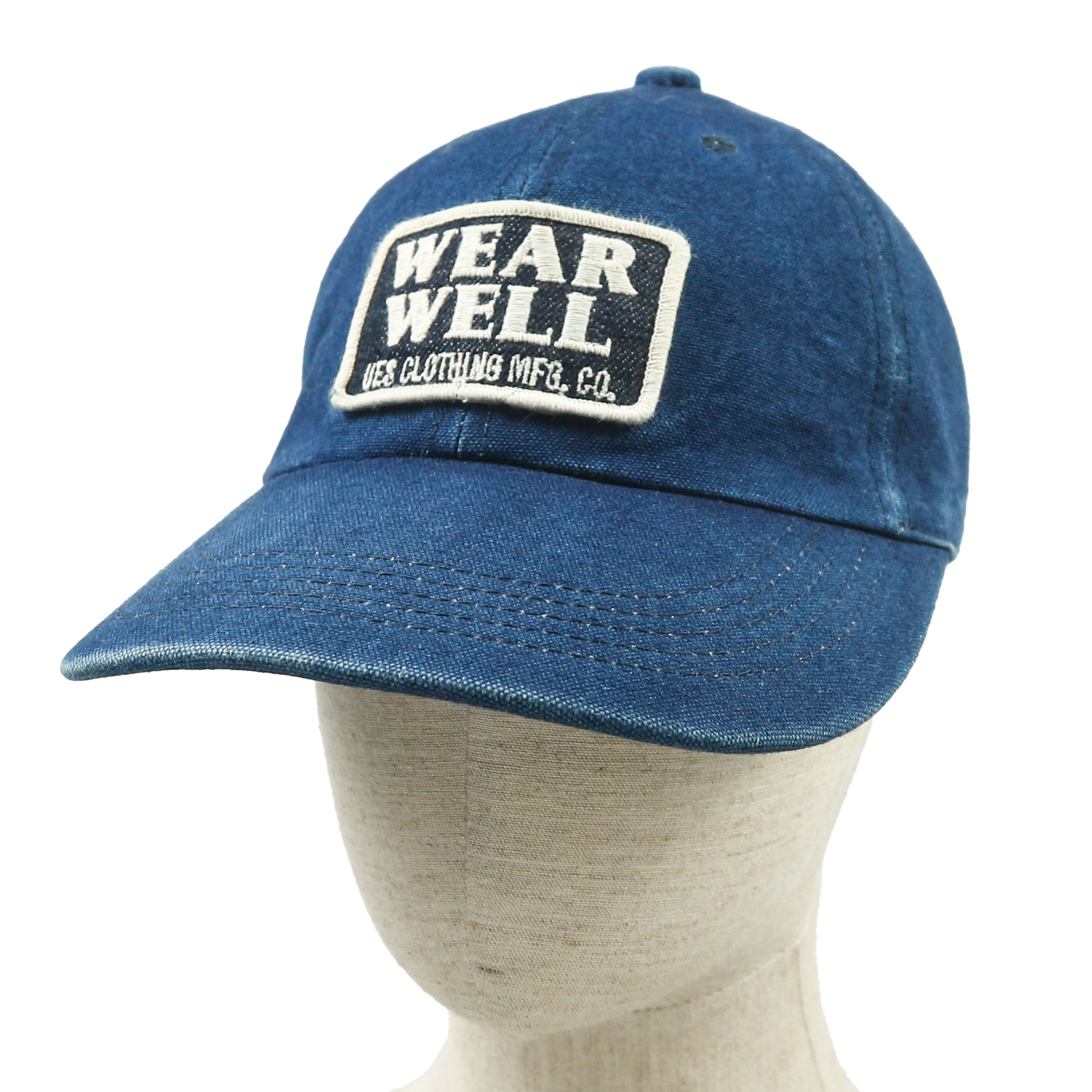 UES Japan Made Indigo Canvas Trucker Cap