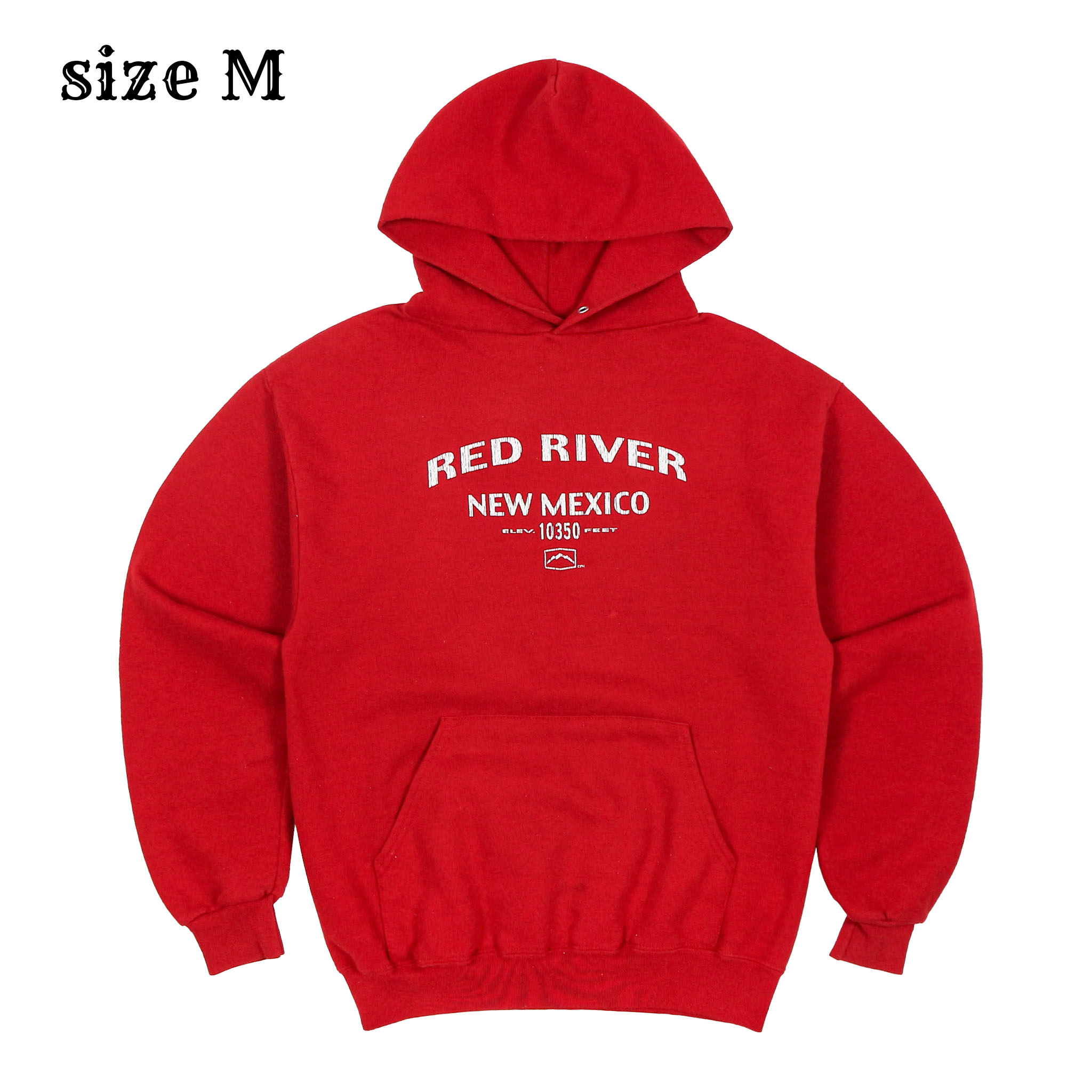 00s Jerzees Red River Print Hoodie Size M
