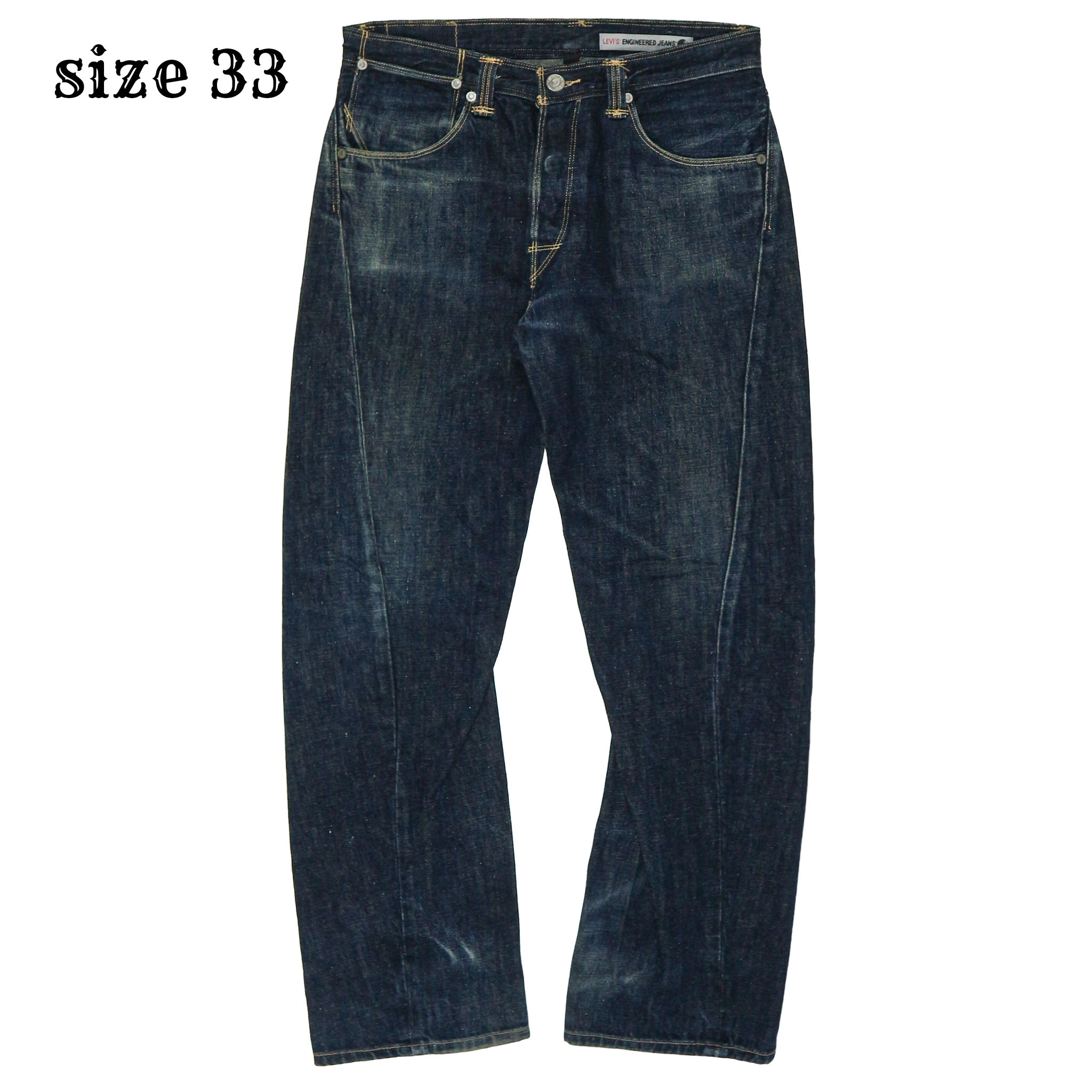2000s Levi's Denim Engineered Jeans Size 33