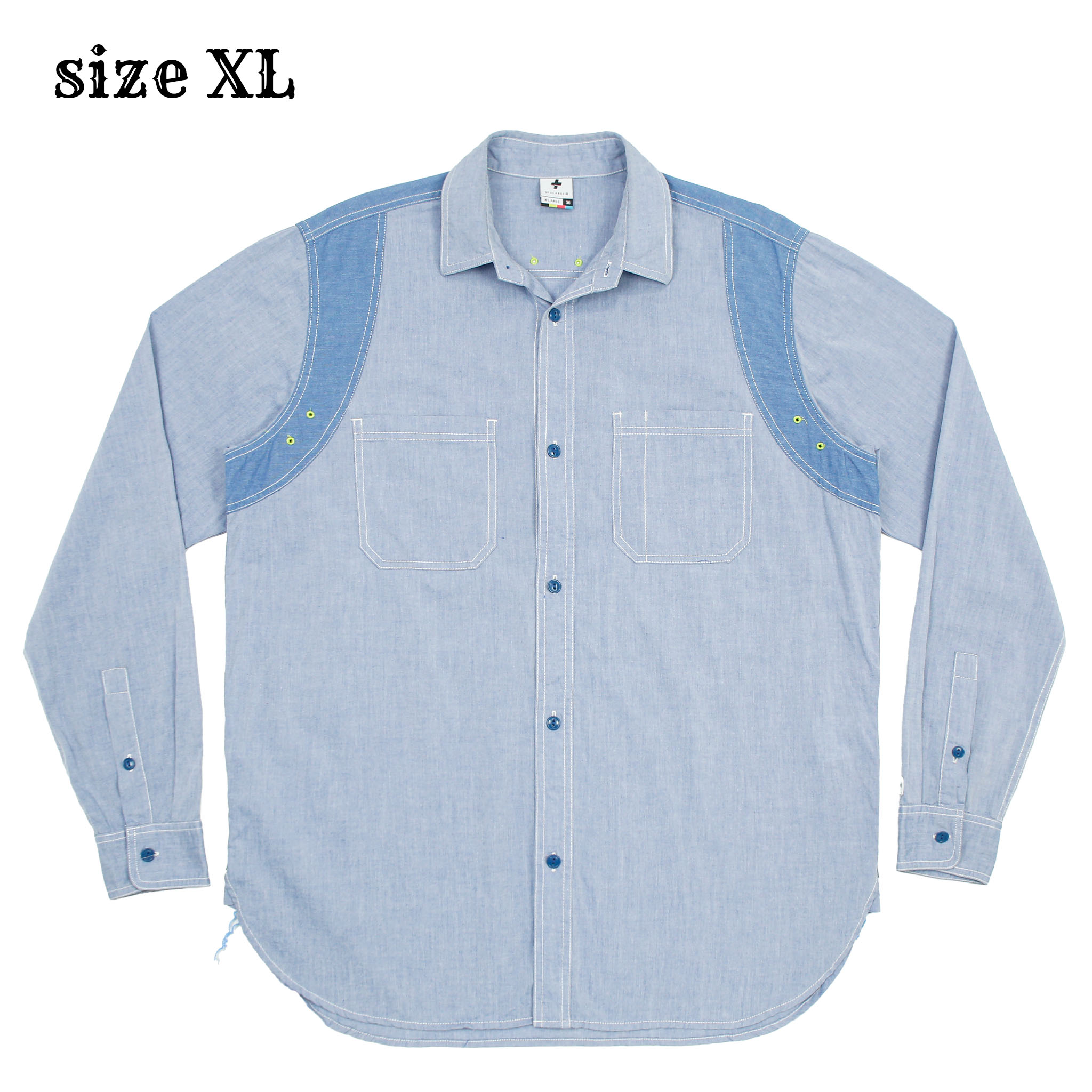 X-Large Made in JP Chambray Work Shirt Size XL