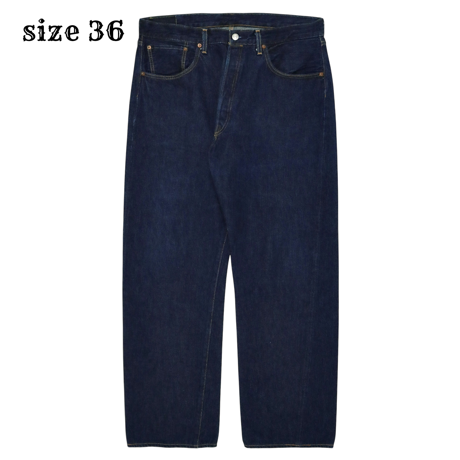 LEVI'S VINTAGE CLOTHING 1955 501 Selvedge Denim Jeans Size 36