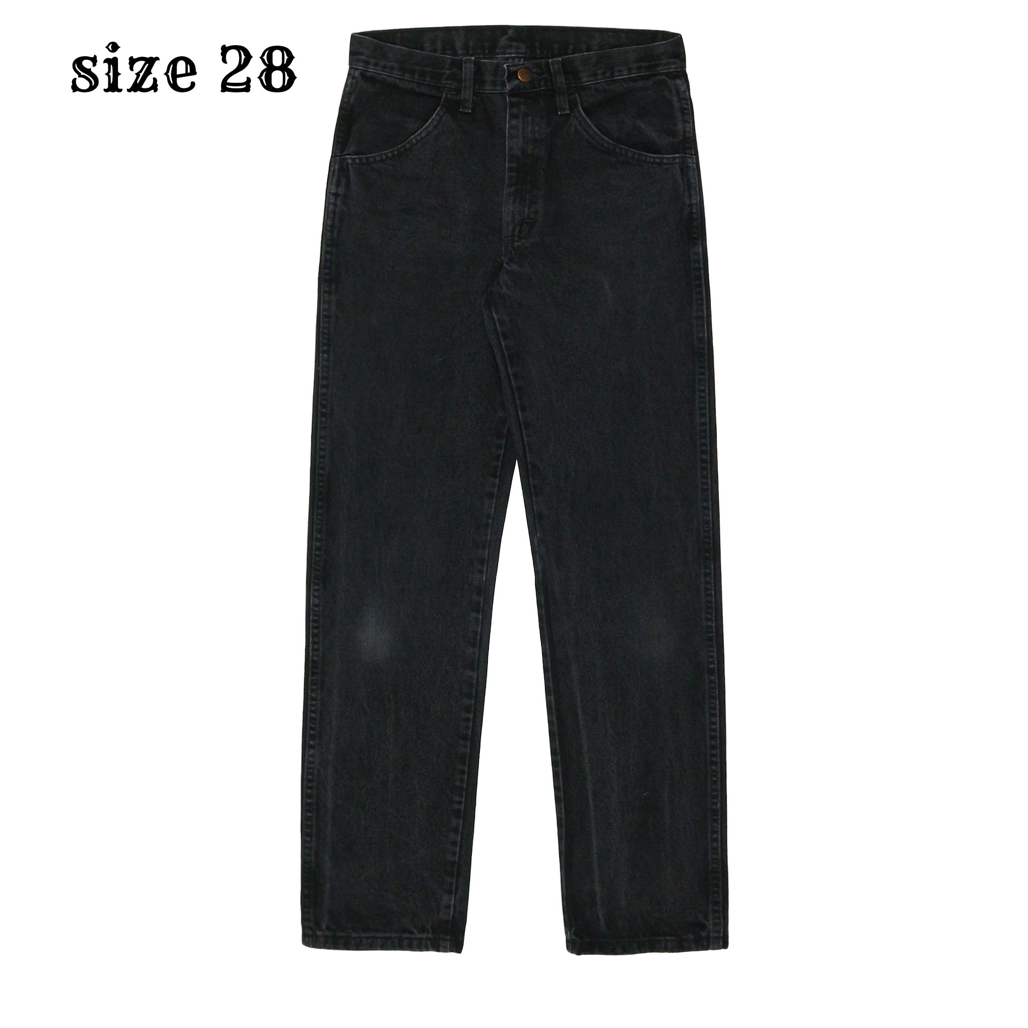 00s Rustler Black Denim Worker Jeans Size 28