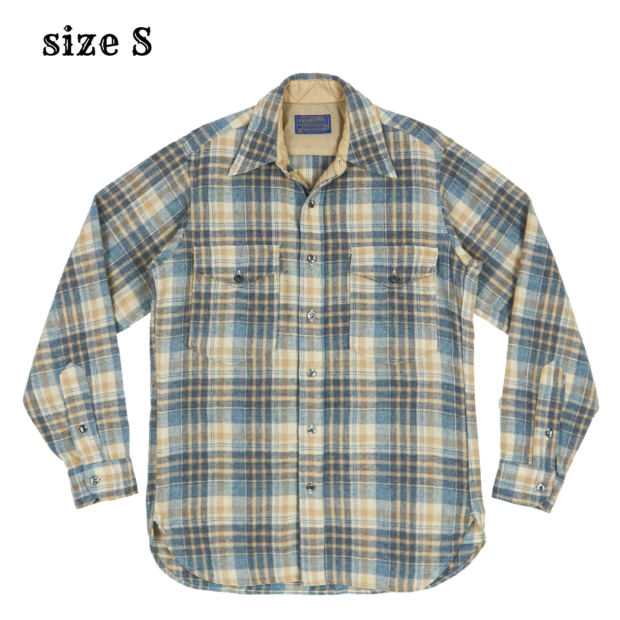 Vintage Pendleton USA Wool Plaid Shirt Size S