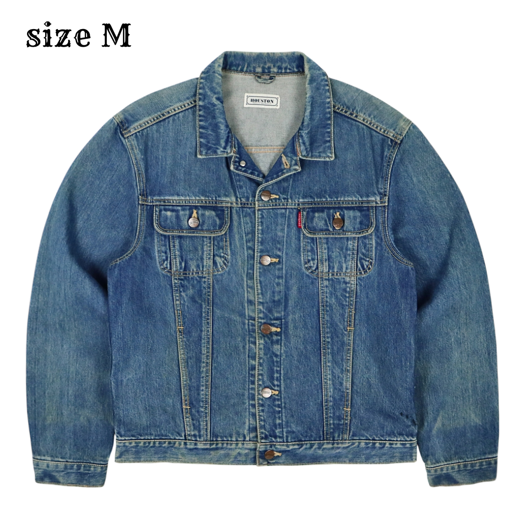 90s Houston Trucker Denim Jacket Size M