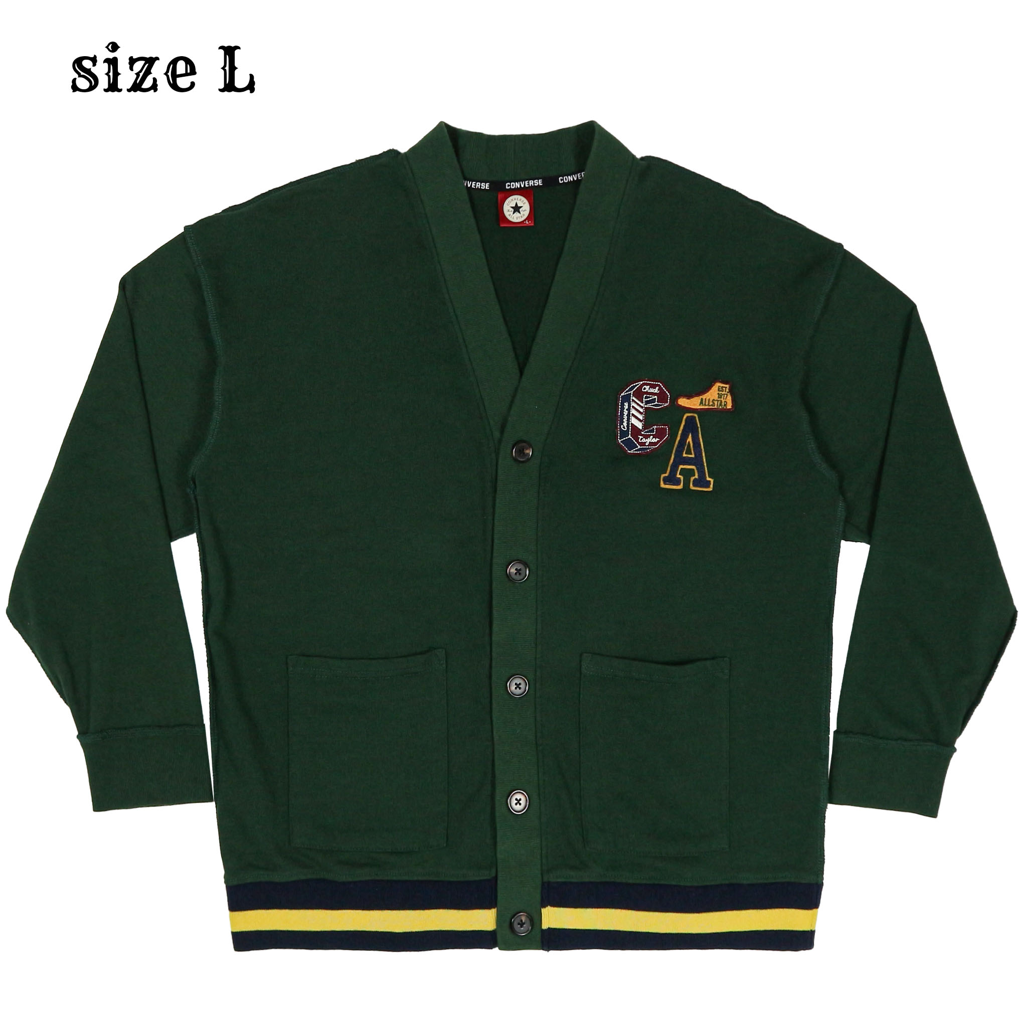 Converse Japan Green Cardigan Size L