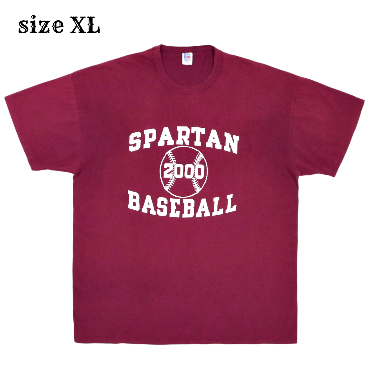 Russell Althetic Spartan Baseball T-Shirt Size XL