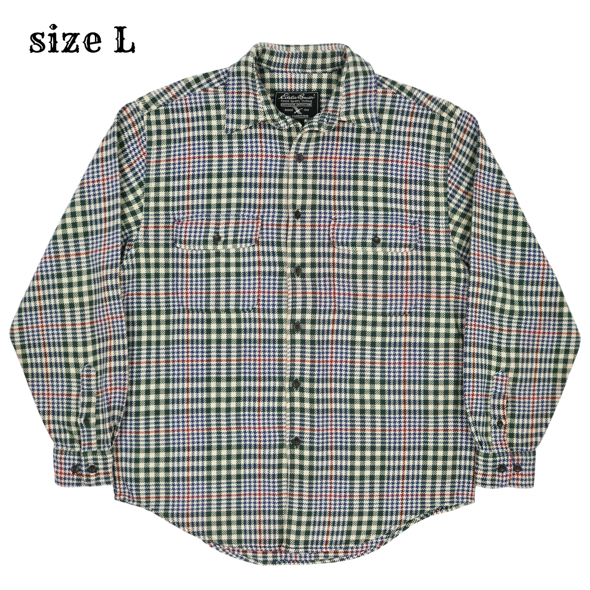 2000s Eddie Bauer Heavy Flannel Shirt Size L