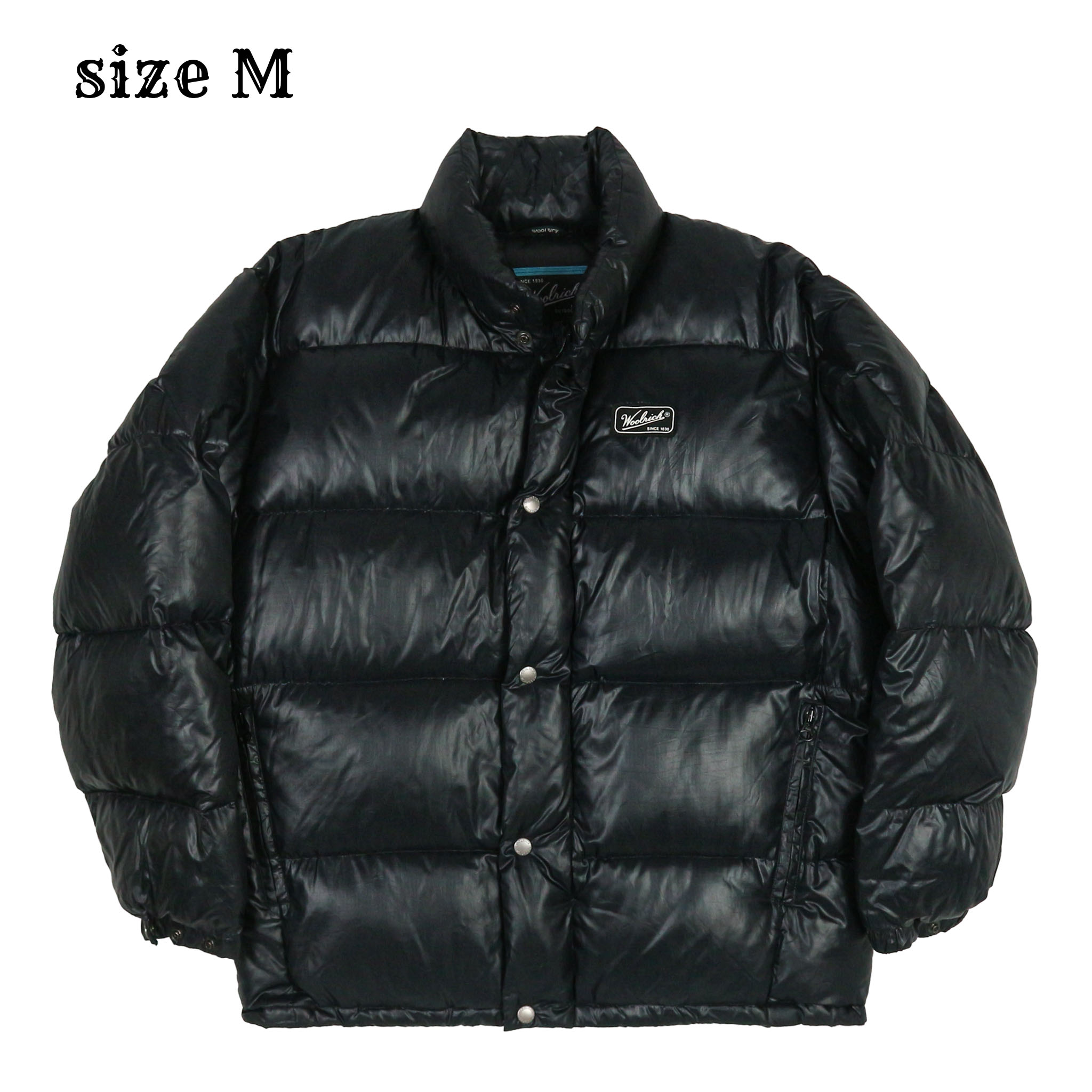 90s Woolrich Outdoorwear Black Down Jacket Size M