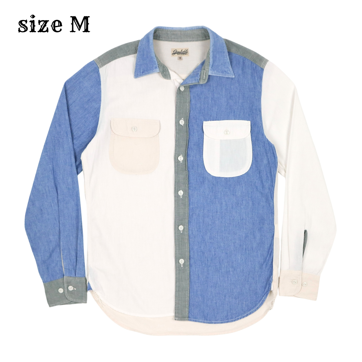 United Arrows GLR Chambray Work Shirt Size M