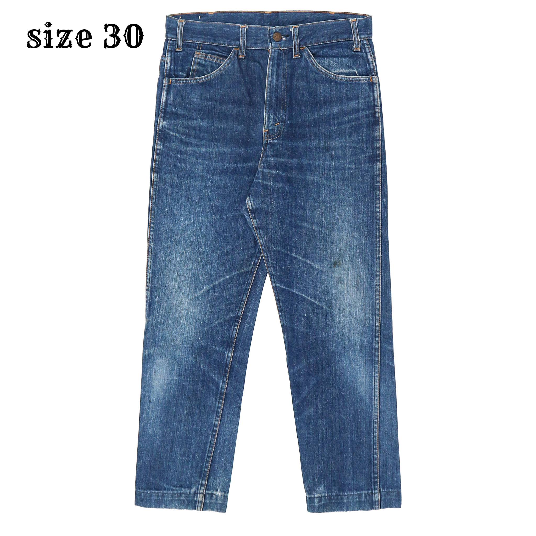 Vintage 70s Levi’s Denim Big E Western Jeans Size 30