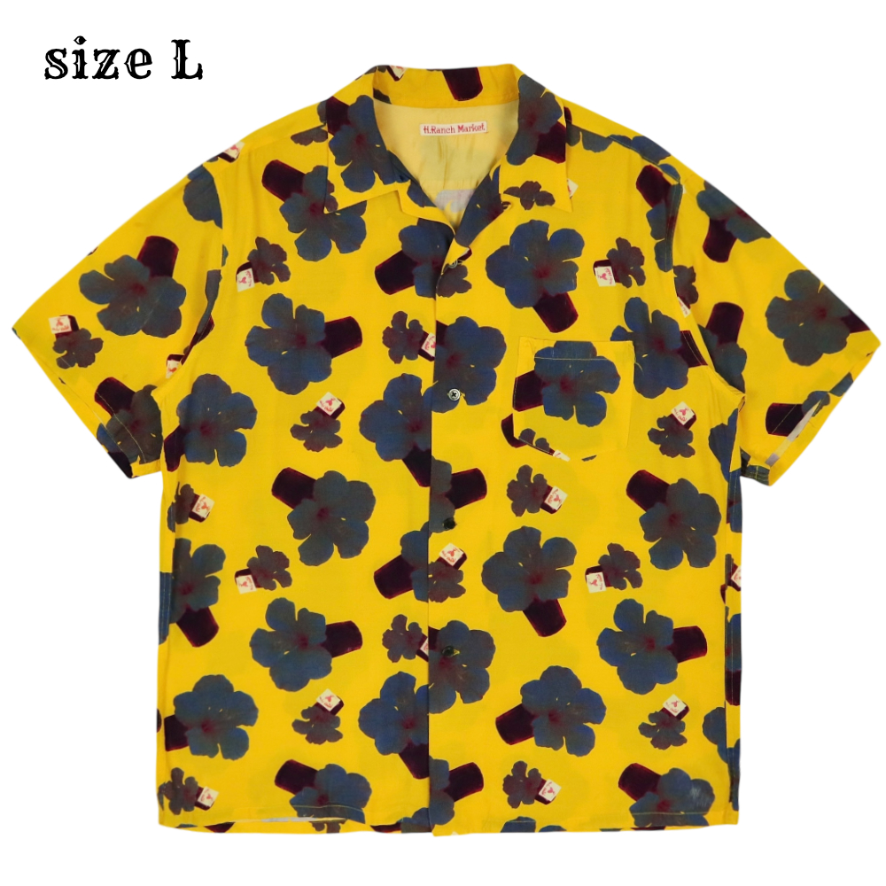 HRM Japan Made Rayon Hawaiian Shirt Size L