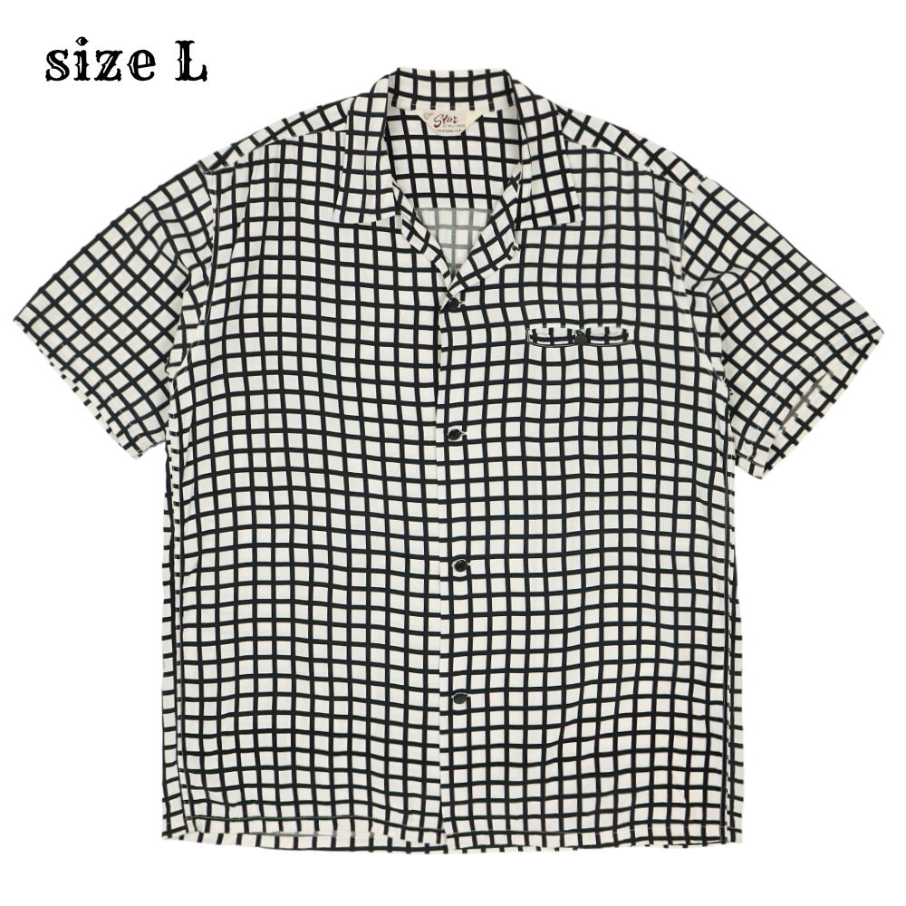 Star of Hollywood Rayon Sport Shirt Size L
