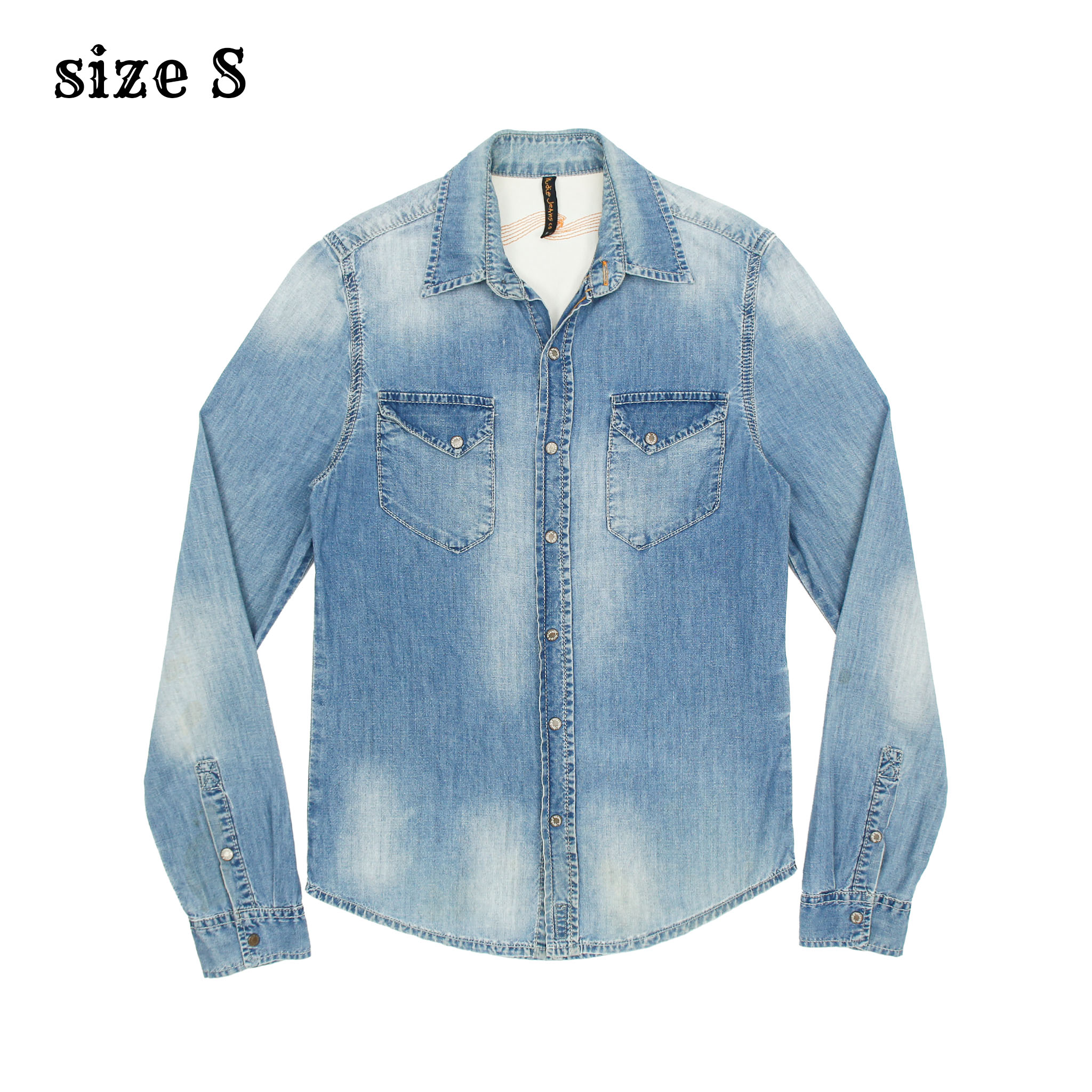 Nudie Jeans Co. Denim Shirt Size S