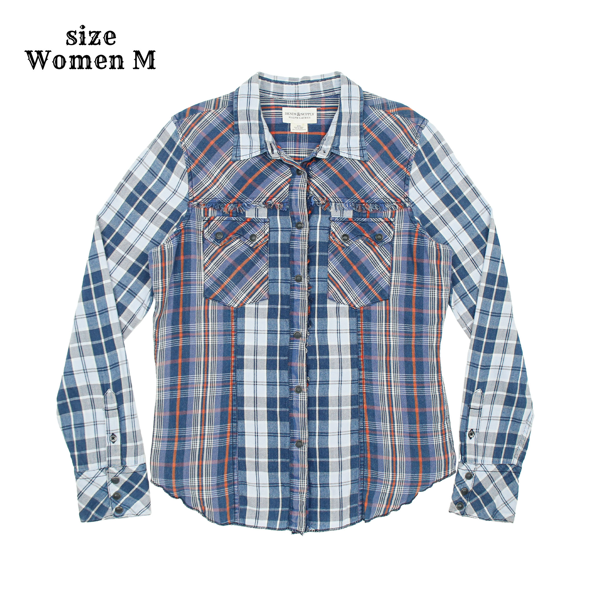 Denim & Supply Ralph Lauren Western Shirt Women Size M