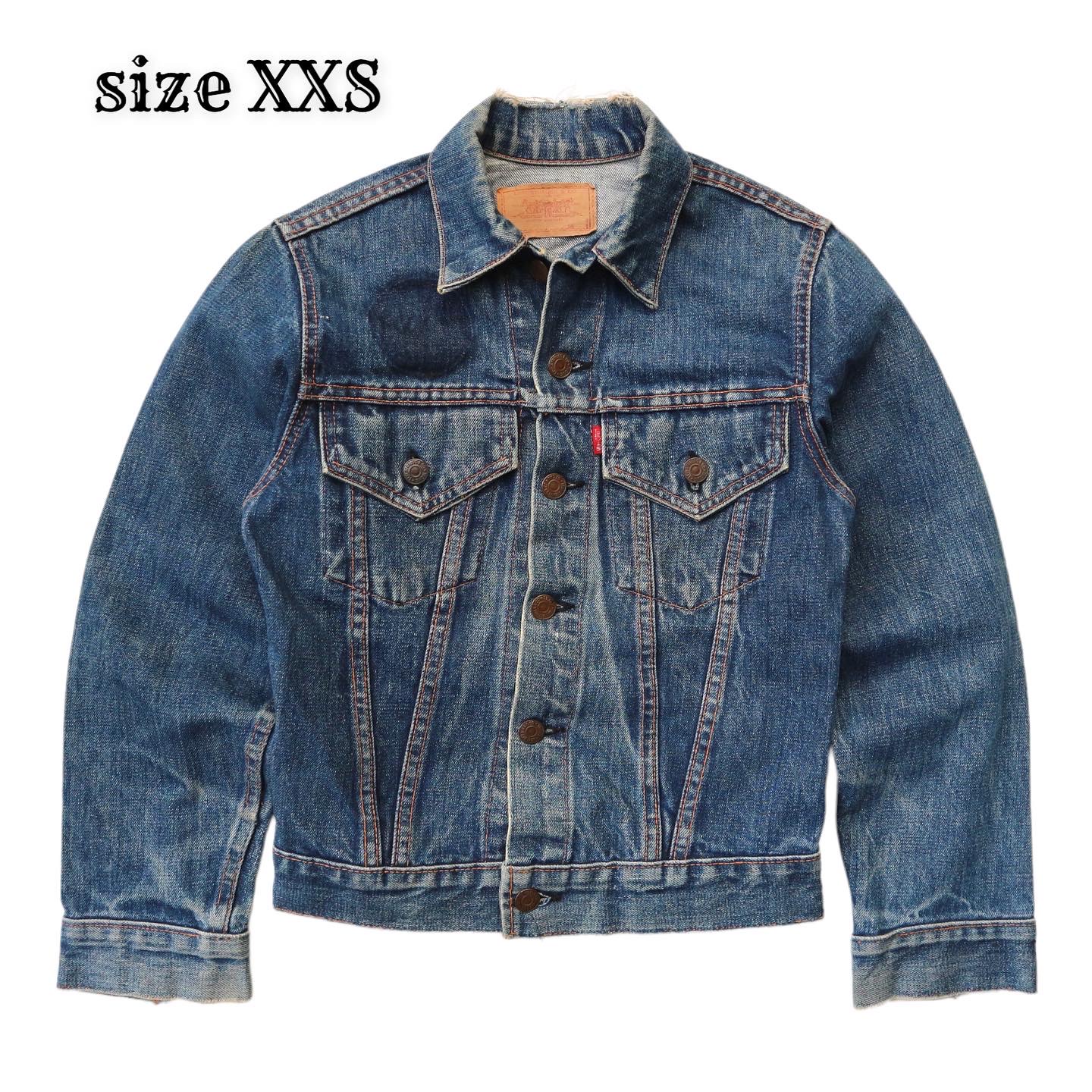 Vintage 60s LEVI’S Big E Type 3 Jacket Size XXS