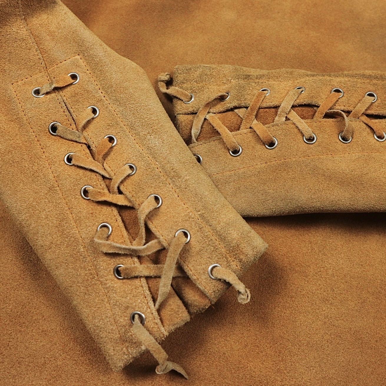 Indian Motorcycle Suede Pull-over Jacket Size L