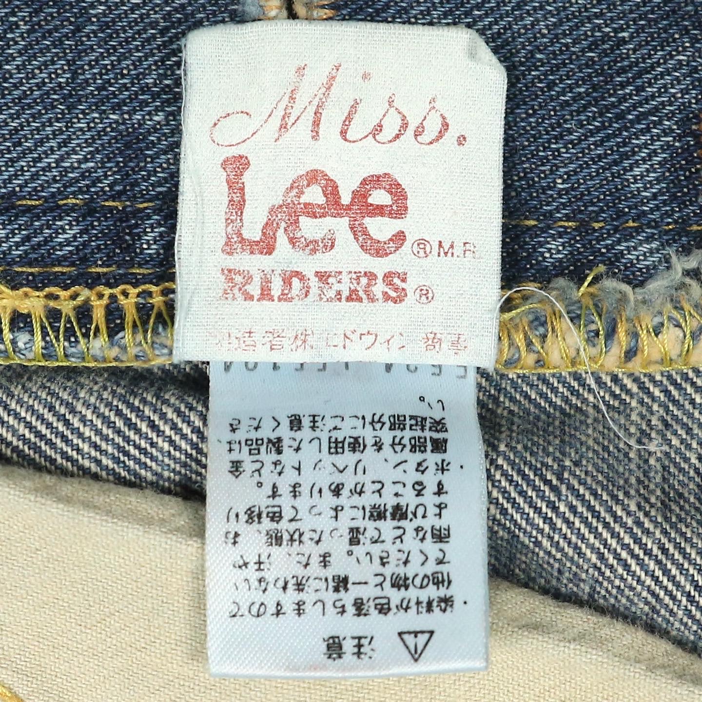 Lee Selvedge Denim Jeans Size Women 26