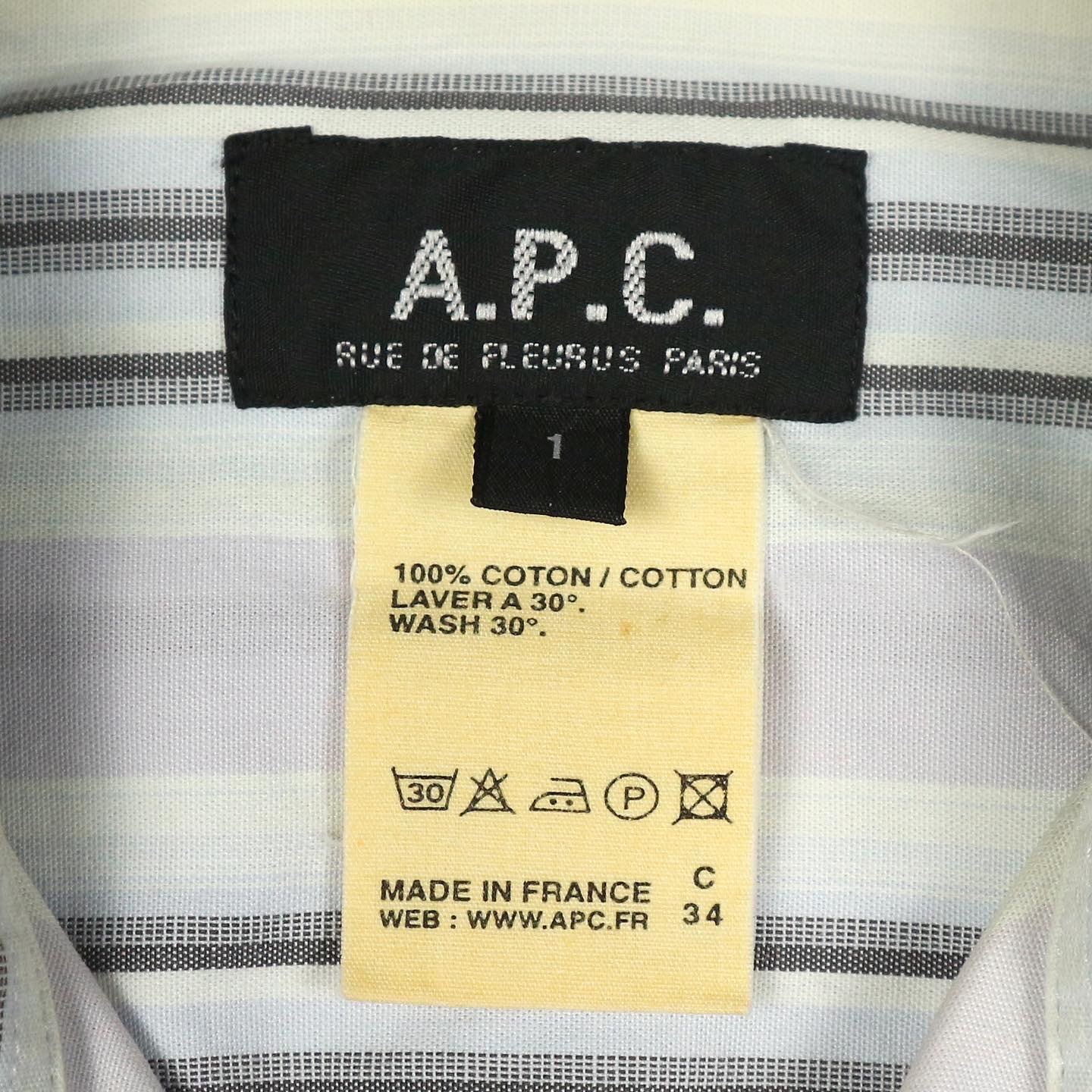 A.P.C S/S Shirt Size S